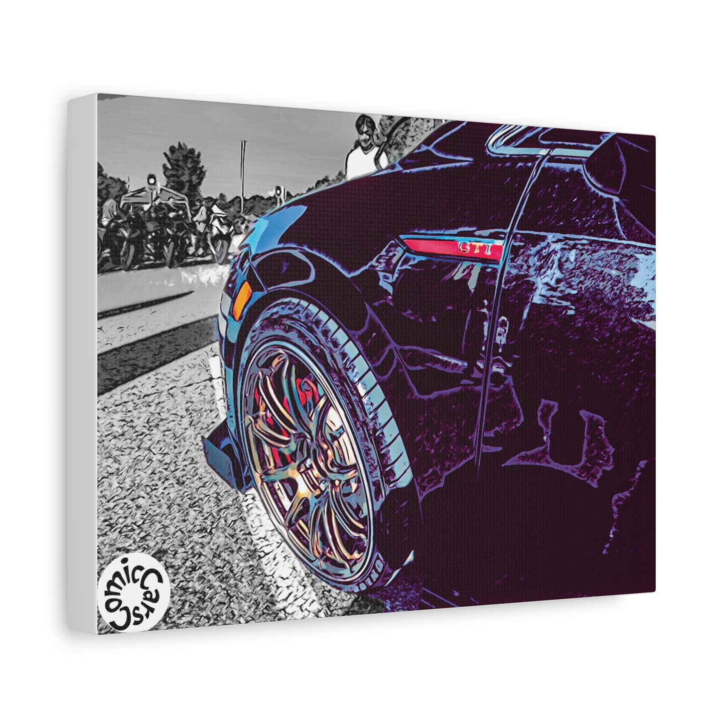 Canvas Print German Import Sports Car Luxury Decor for Car Enthusiasts