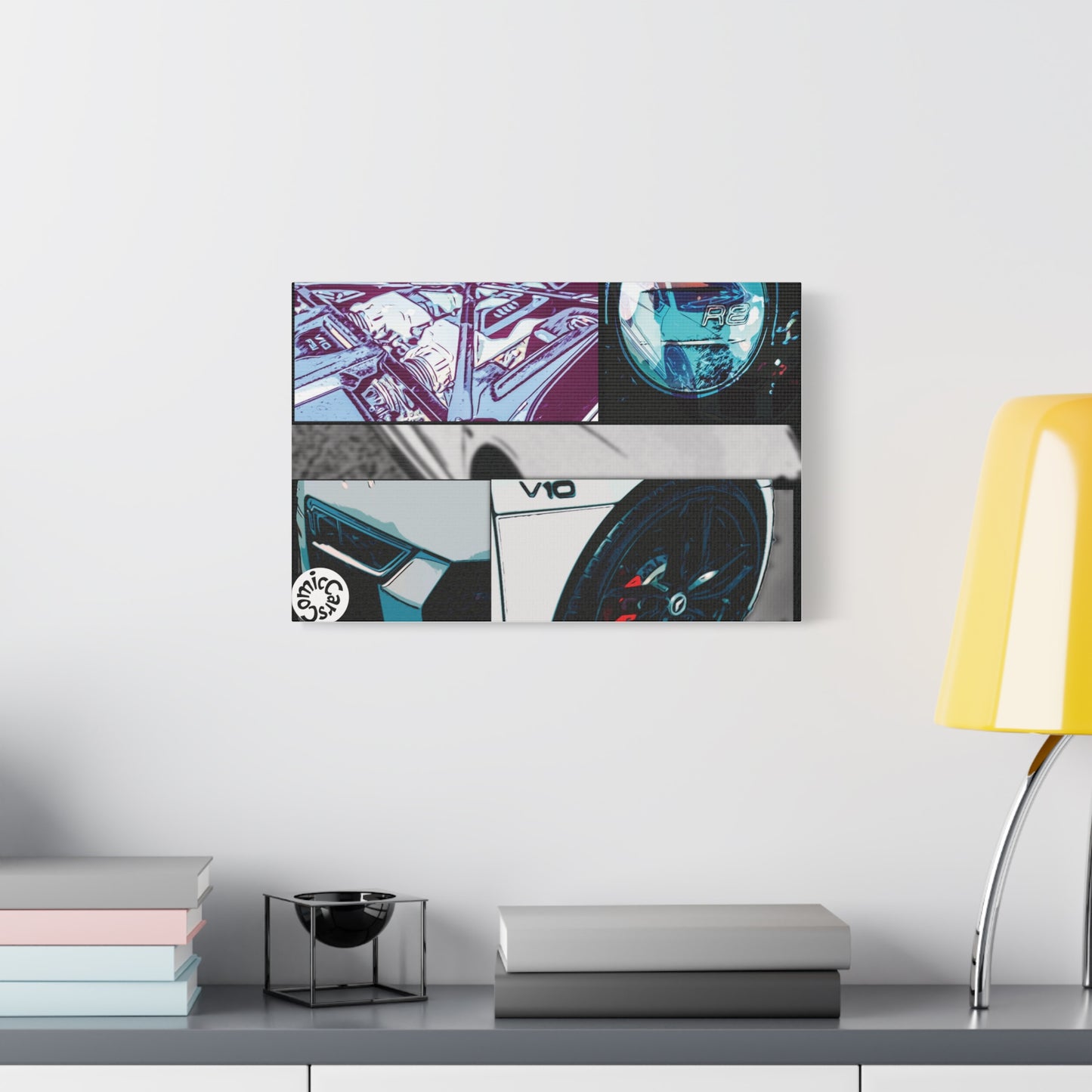 Canvas Print of Fast German Sports Car for Automotive Enthusiasts