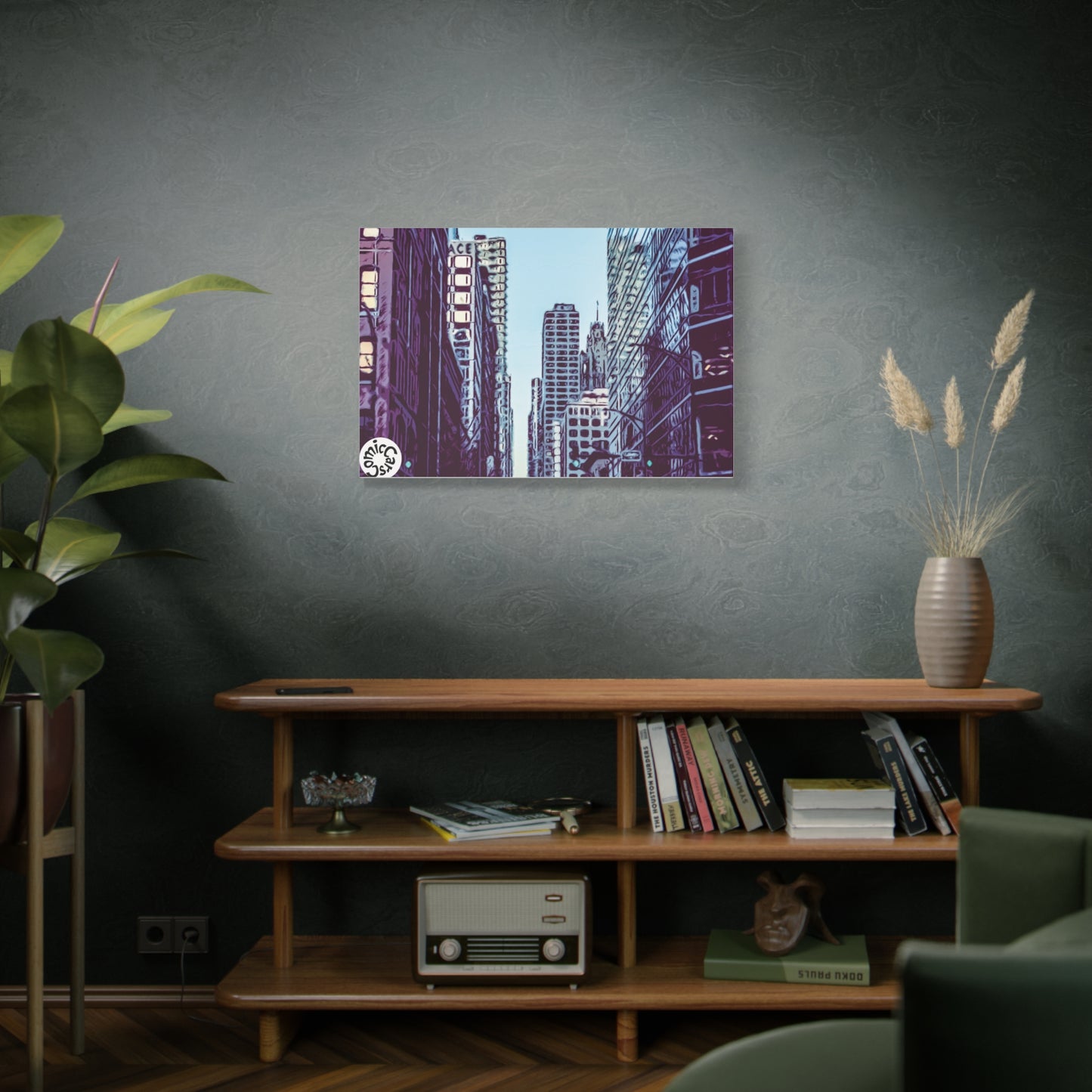 Chi-Town Cruises Matte Canvas Wall Art Urban Decor for Home and Office