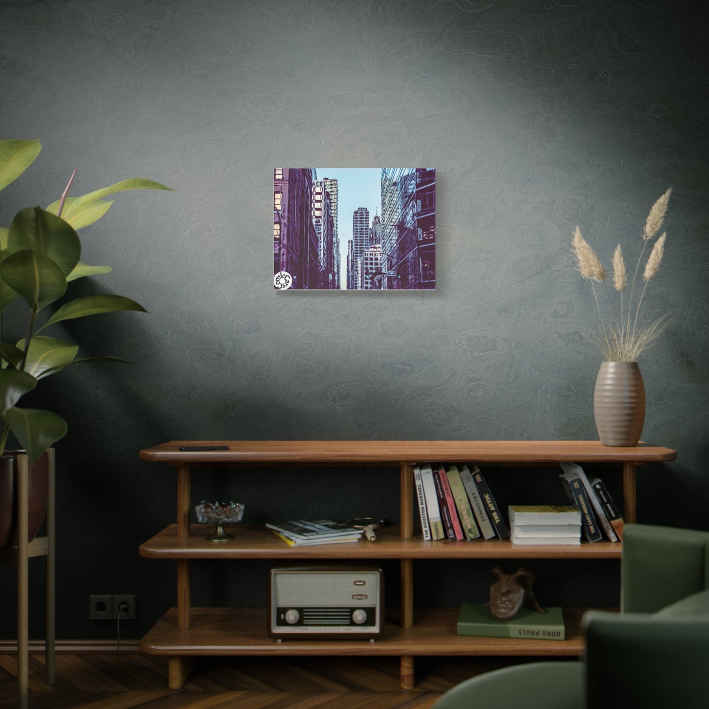 Chi-Town Cruises Matte Canvas Wall Art Urban Decor for Home and Office