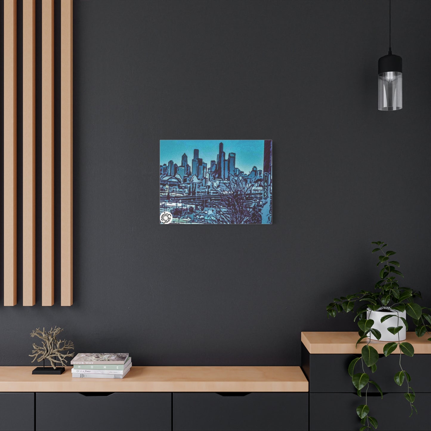 Seattle Cruises City Matte Canvas Wall Art