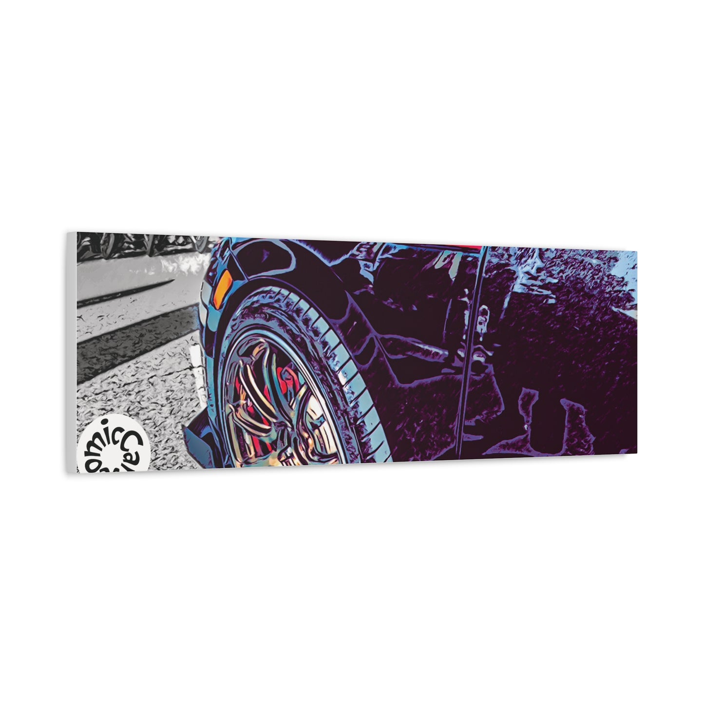 Canvas Print German Import Sports Car Luxury Decor for Car Enthusiasts