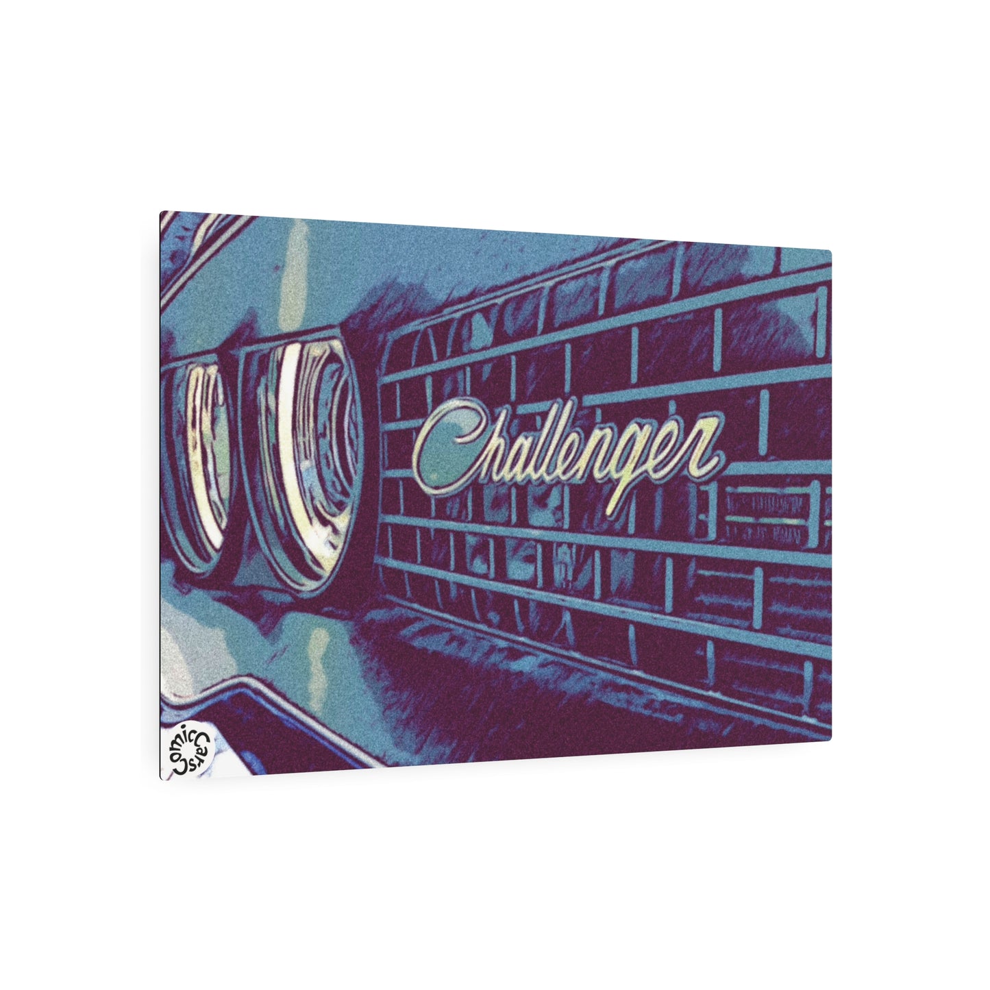 Metal Art Sign Modern Muscle Car Gas Pump Garage Wall Art