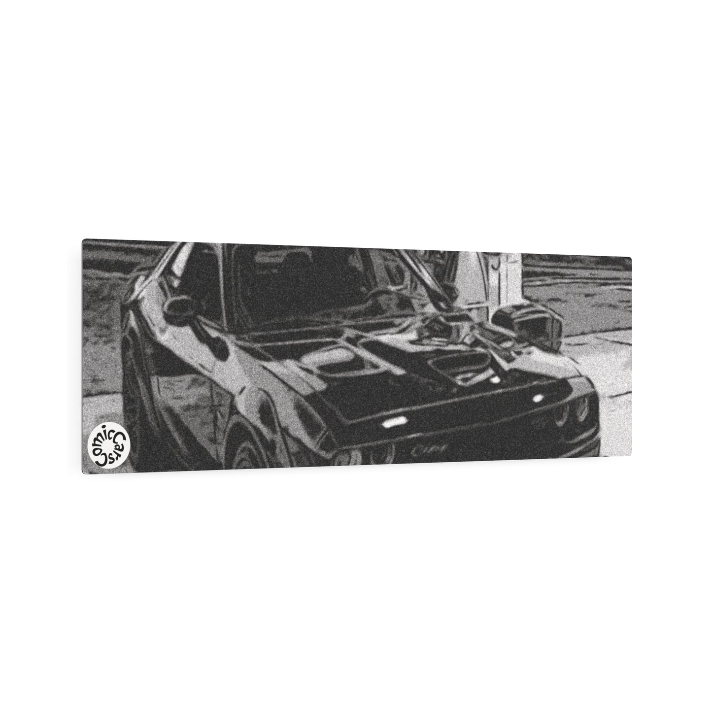 Metal Art Sign Modern Muscle Car Gas Pump Garage Wall Art