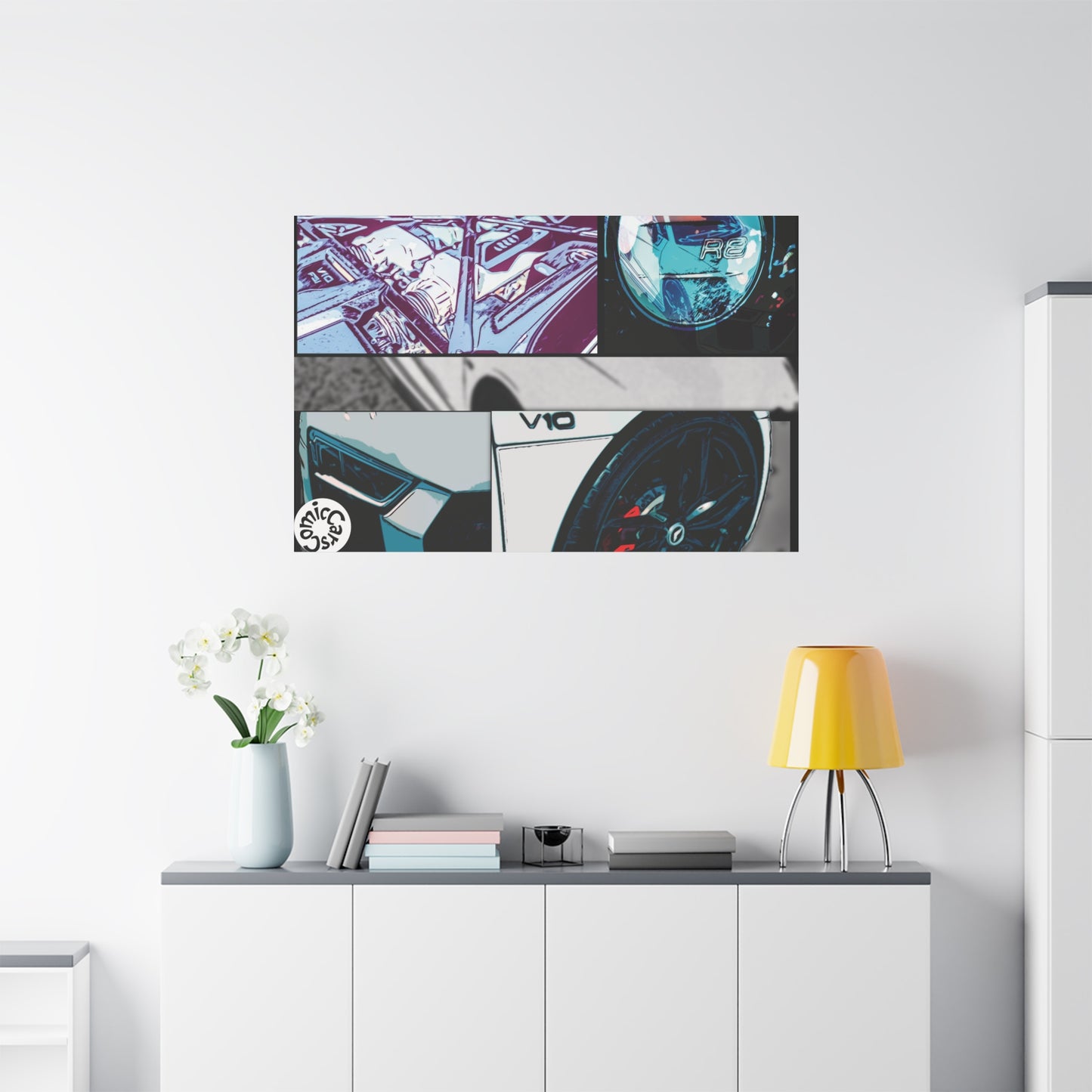 Canvas Print of Fast German Sports Car for Automotive Enthusiasts