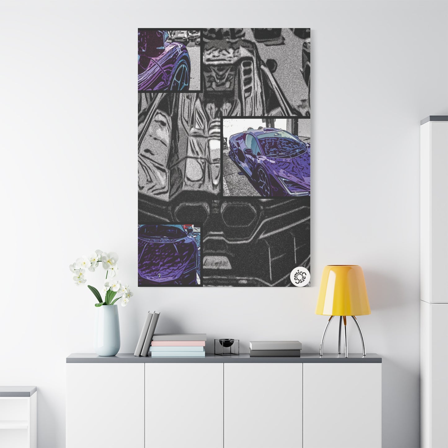 Super Car Canvas Art, Automotive Wall Decor, Garage Wall Art, Car Prints