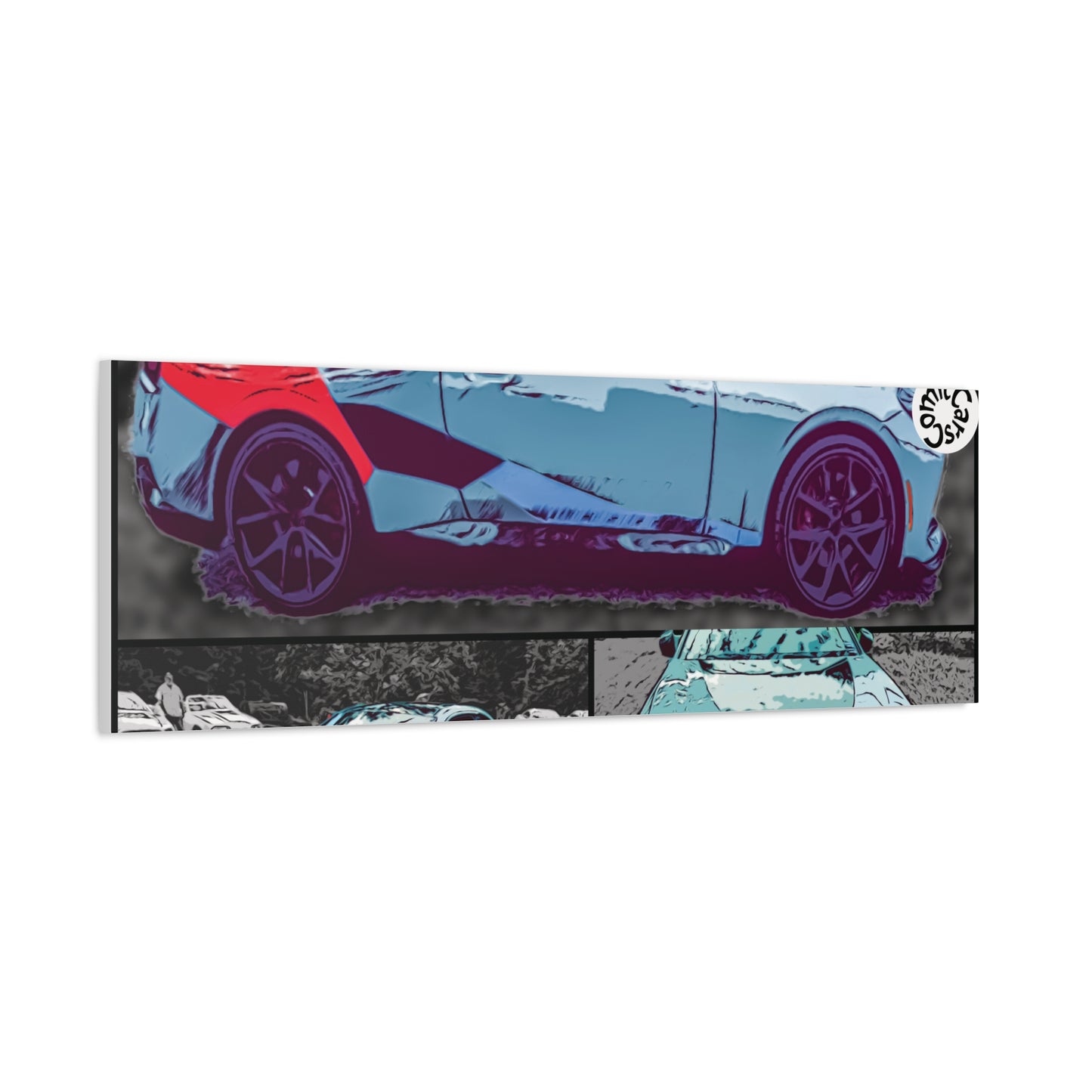 Canvas Print German Sports Car Matte Wall Art Decor