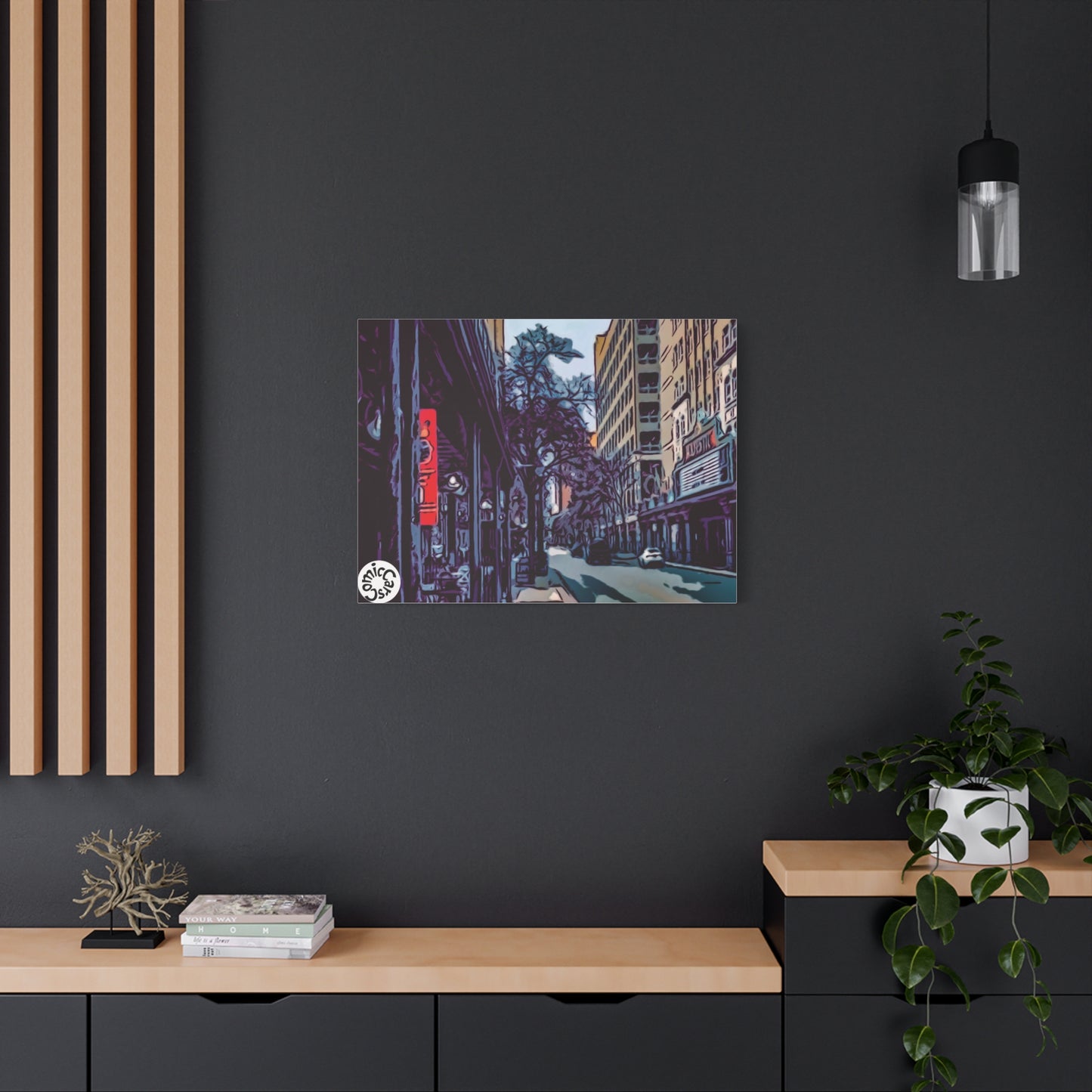 San Antonio Cruises City Matte Canvas Wall Art
