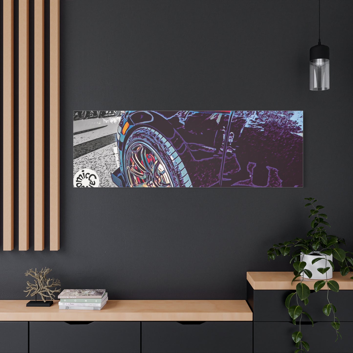 Canvas Print German Import Sports Car Luxury Decor for Car Enthusiasts