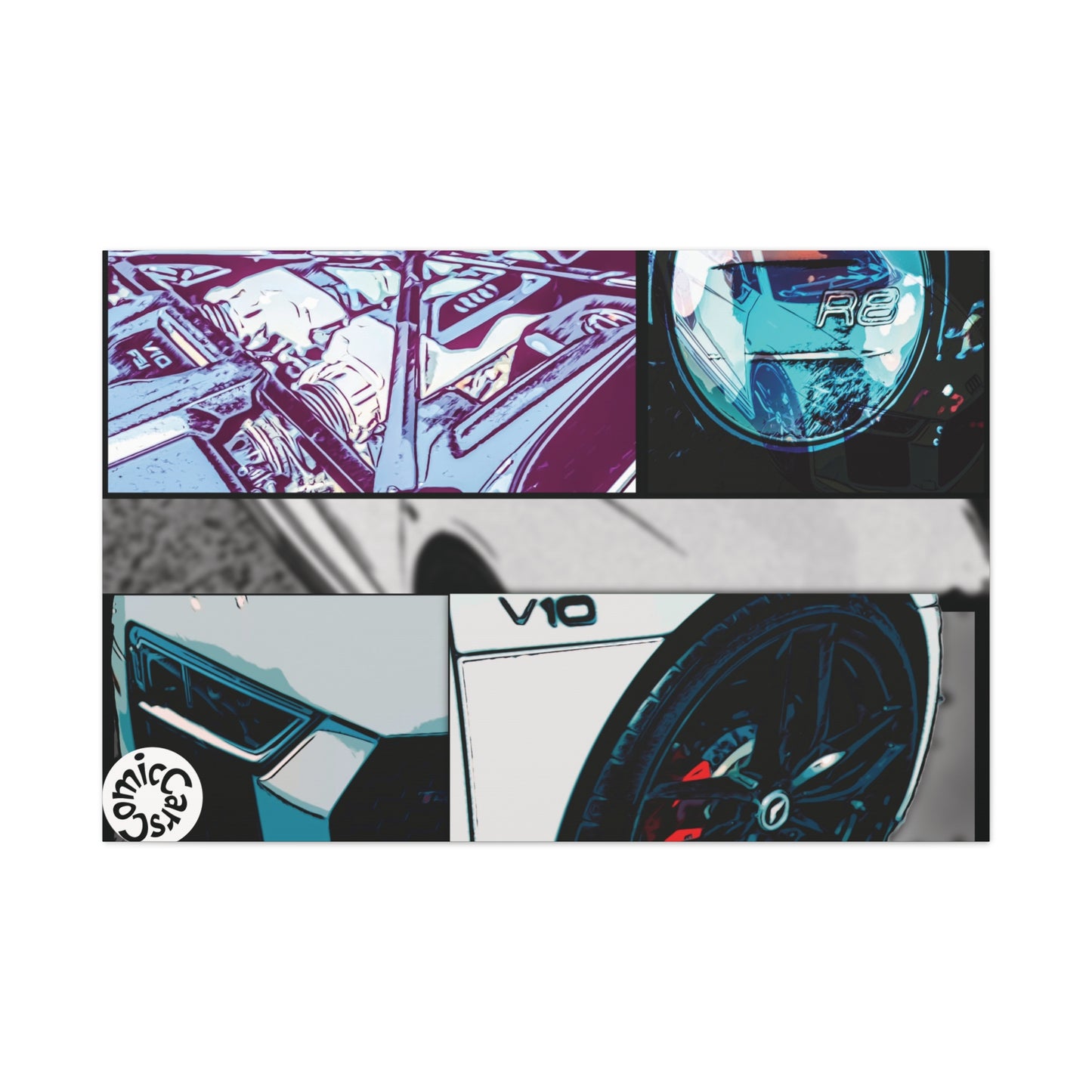 Canvas Print of Fast German Sports Car for Automotive Enthusiasts