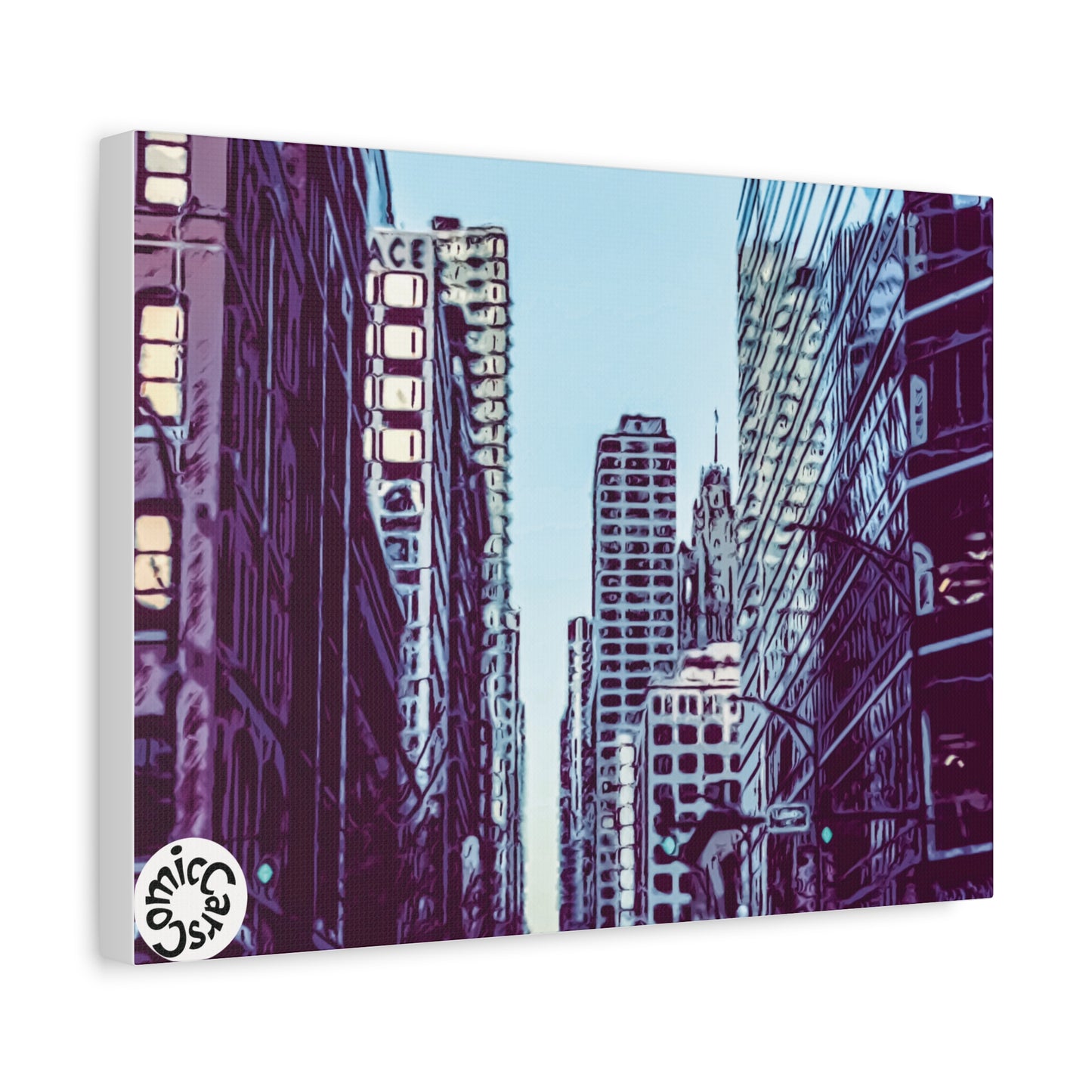Chi-Town Cruises Matte Canvas Wall Art Urban Decor for Home and Office