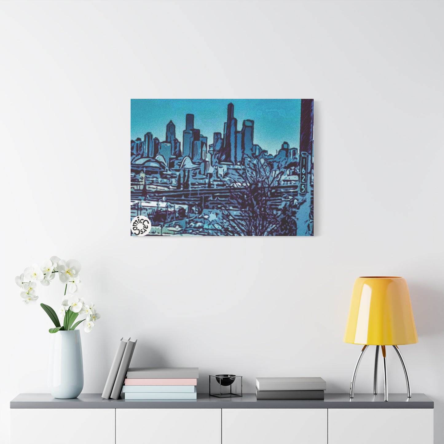 Seattle Cruises City Matte Canvas Wall Art