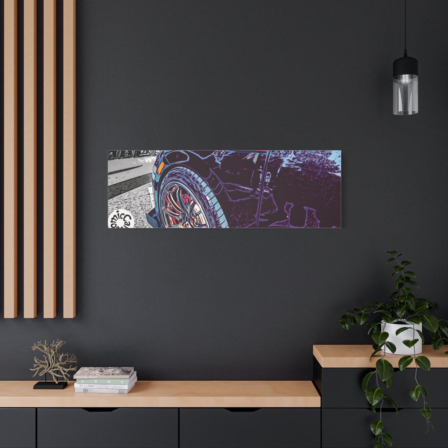 Canvas Print German Import Sports Car Luxury Decor for Car Enthusiasts