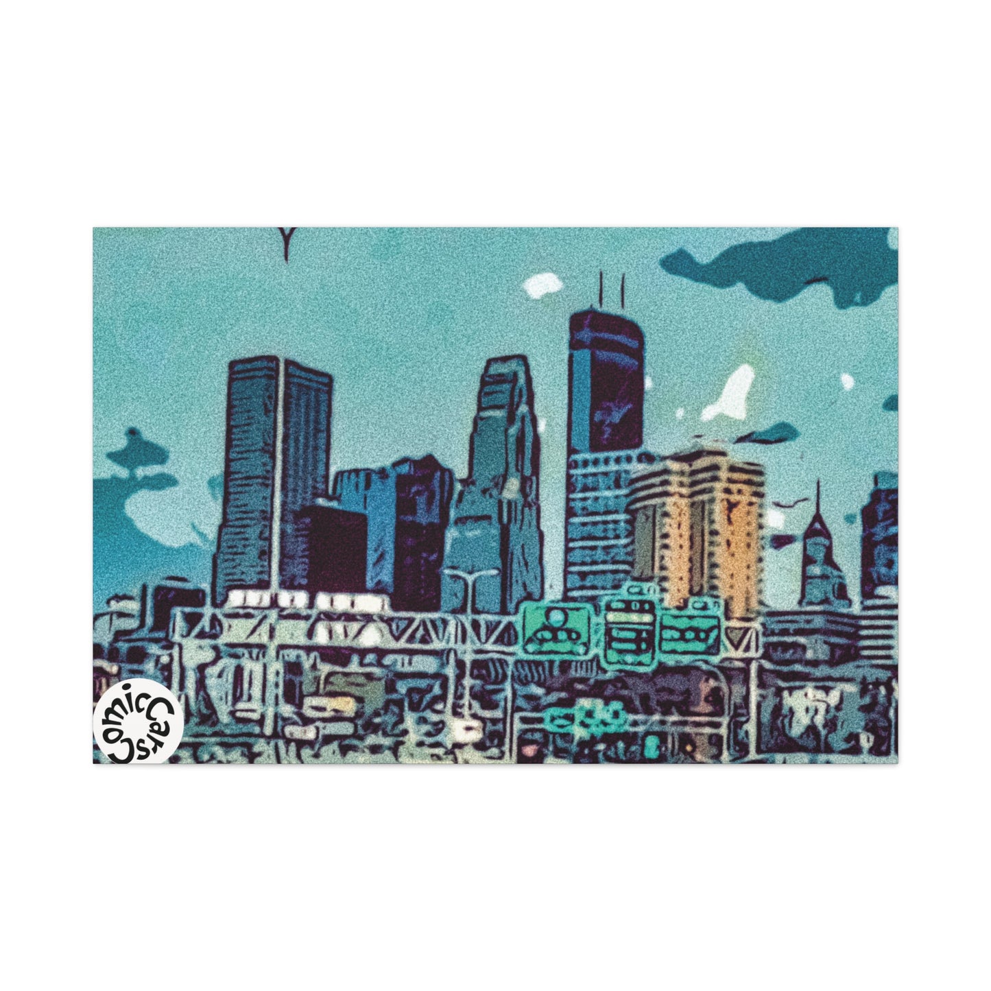 Minneapolis Cruises City Matte Canvas Wall Art