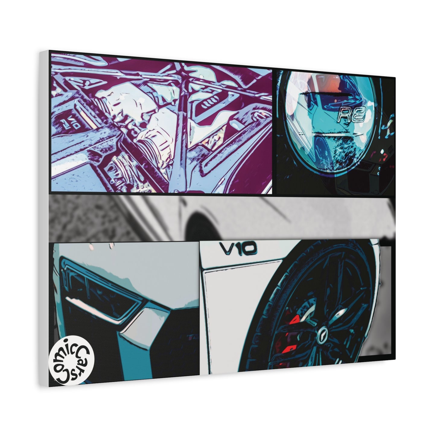 Canvas Print of Fast German Sports Car for Automotive Enthusiasts