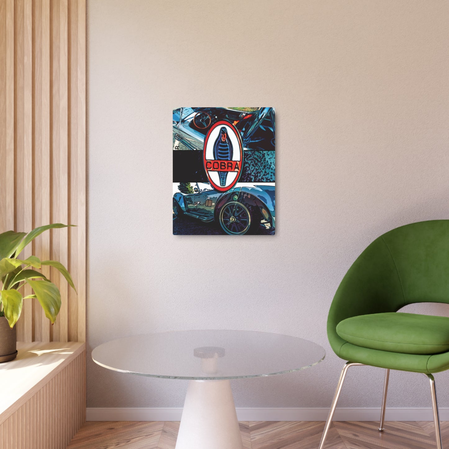 Comic My Ride! Single or Multi-Image Custom Print Metal Art Sign of YOUR whip - Vertical