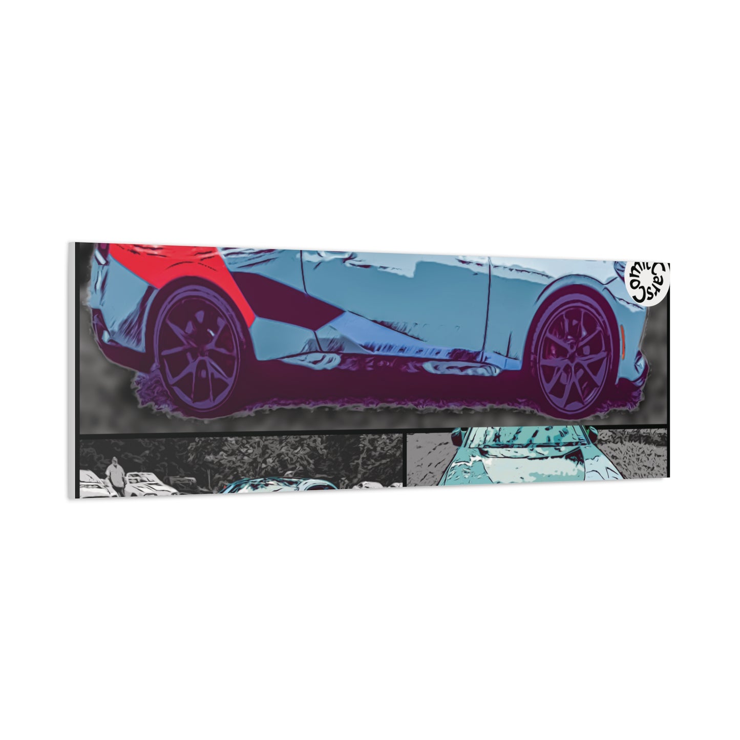 Canvas Print German Sports Car Matte Wall Art Decor