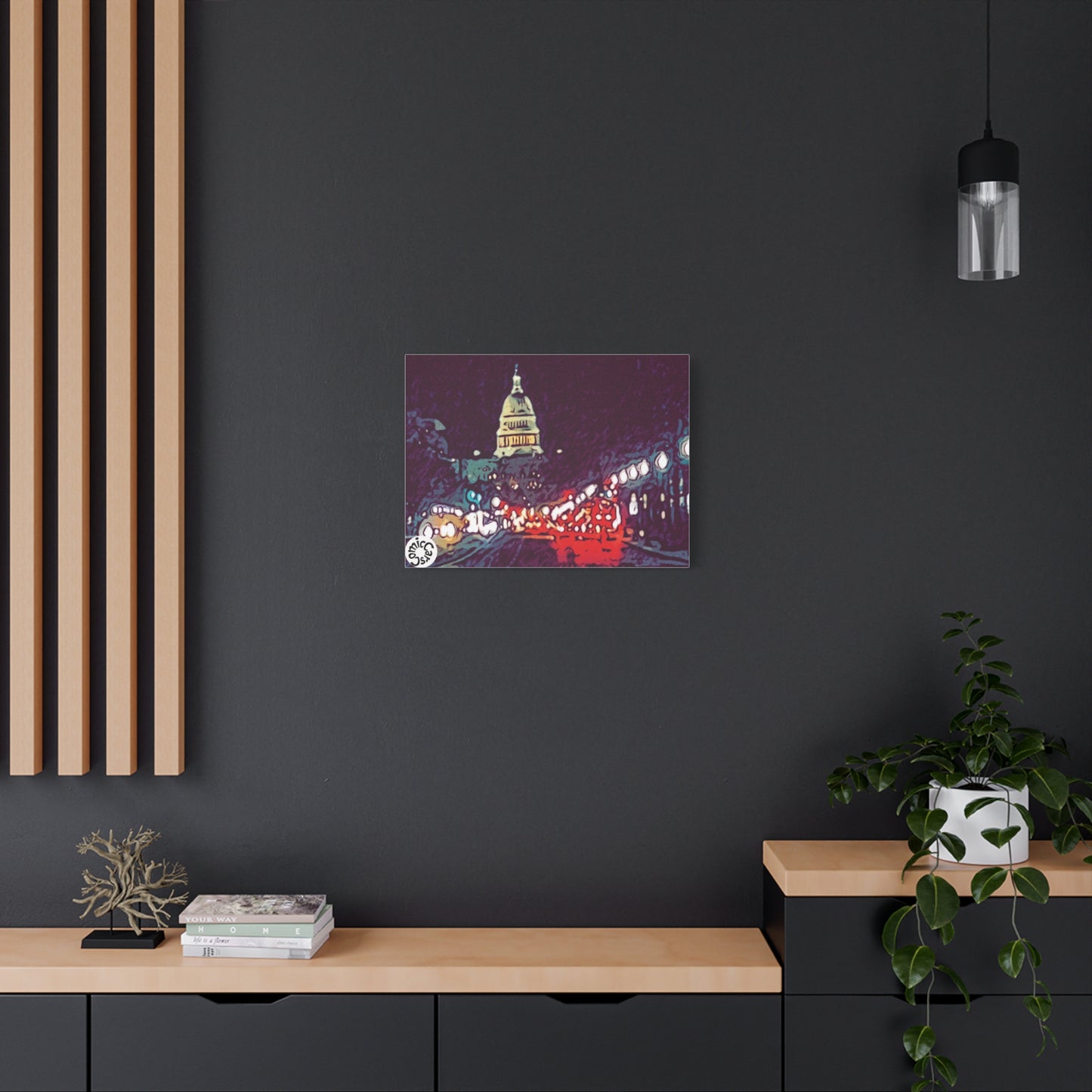 Washington DC Cityscape Matte Canvas Wall Art