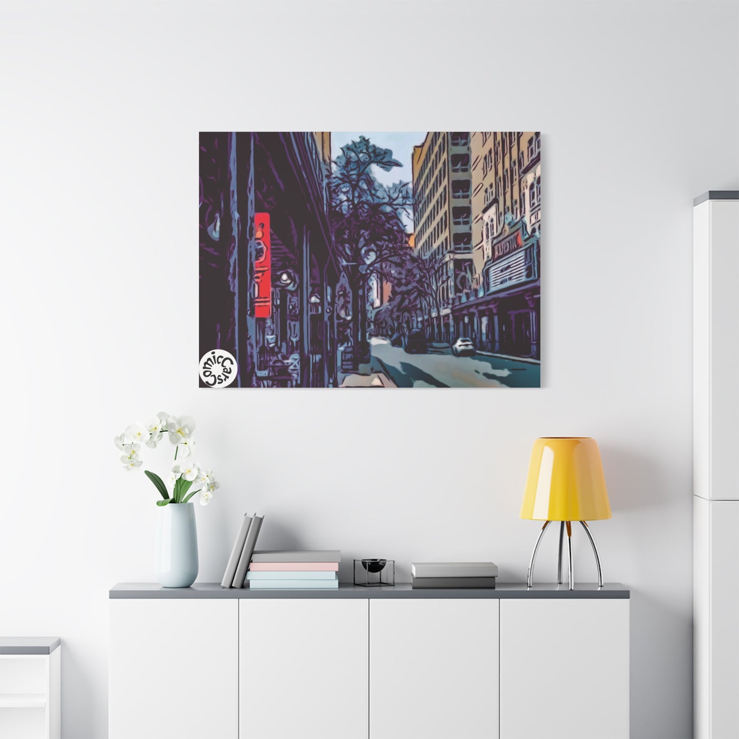 San Antonio Cruises City Matte Canvas Wall Art