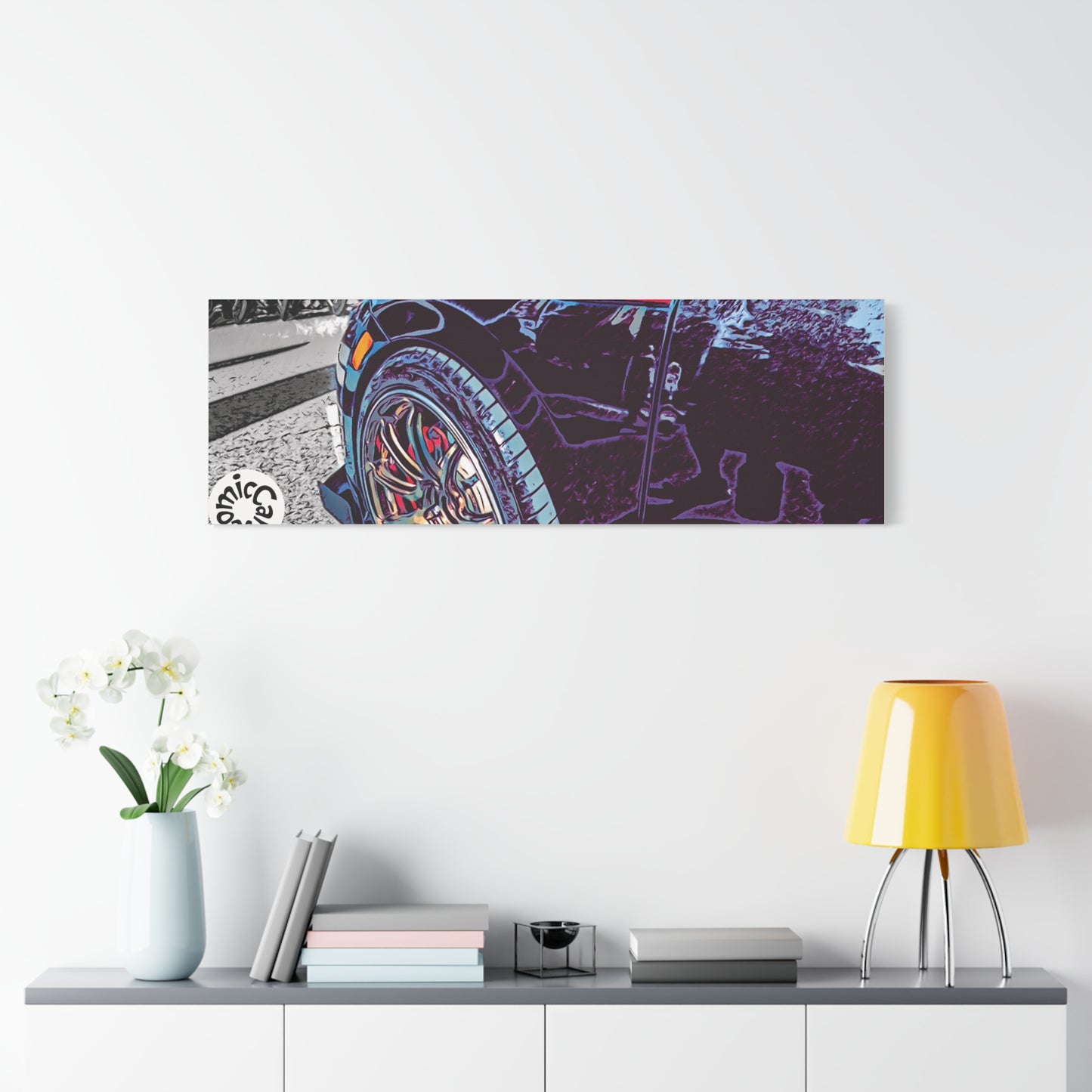 Canvas Print German Import Sports Car Luxury Decor for Car Enthusiasts