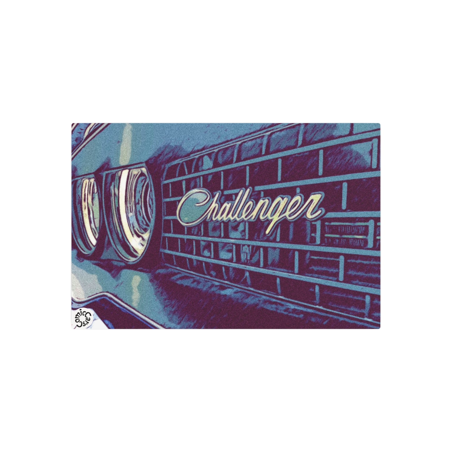 Metal Art Sign Modern Muscle Car Gas Pump Garage Wall Art