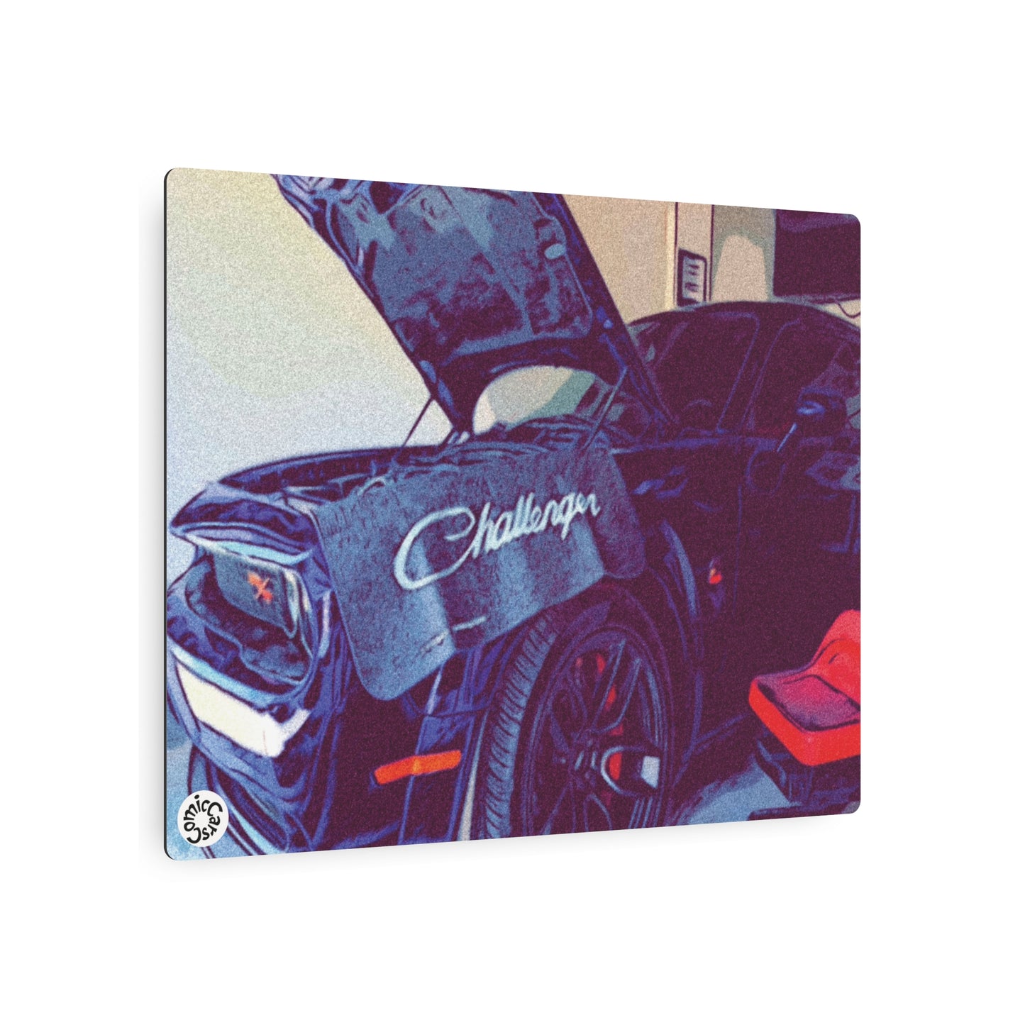 Metal Art Sign Modern Muscle Car Comic Shop Decor