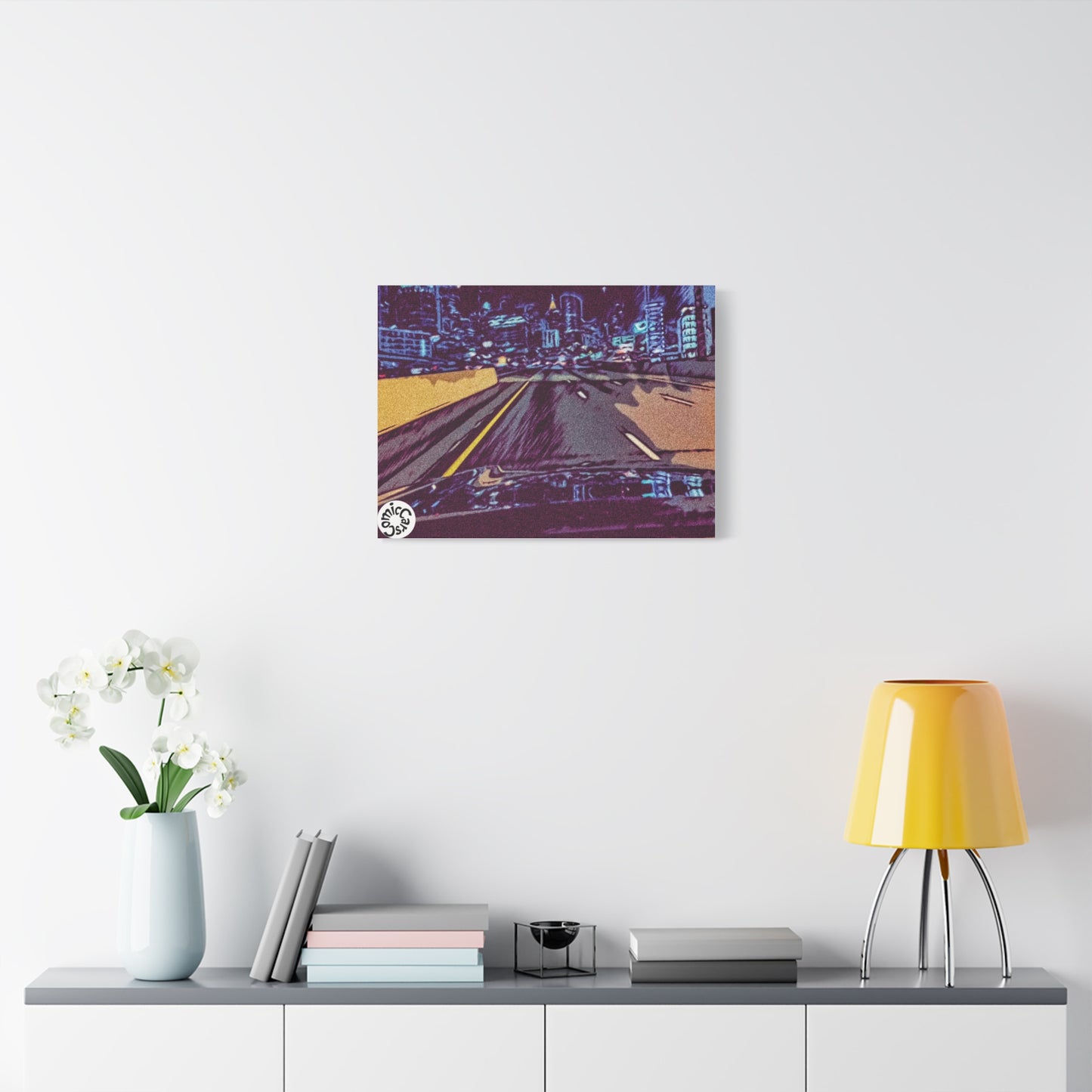 Atlanta Night Cruises, City, Matte Canvas Wall Art