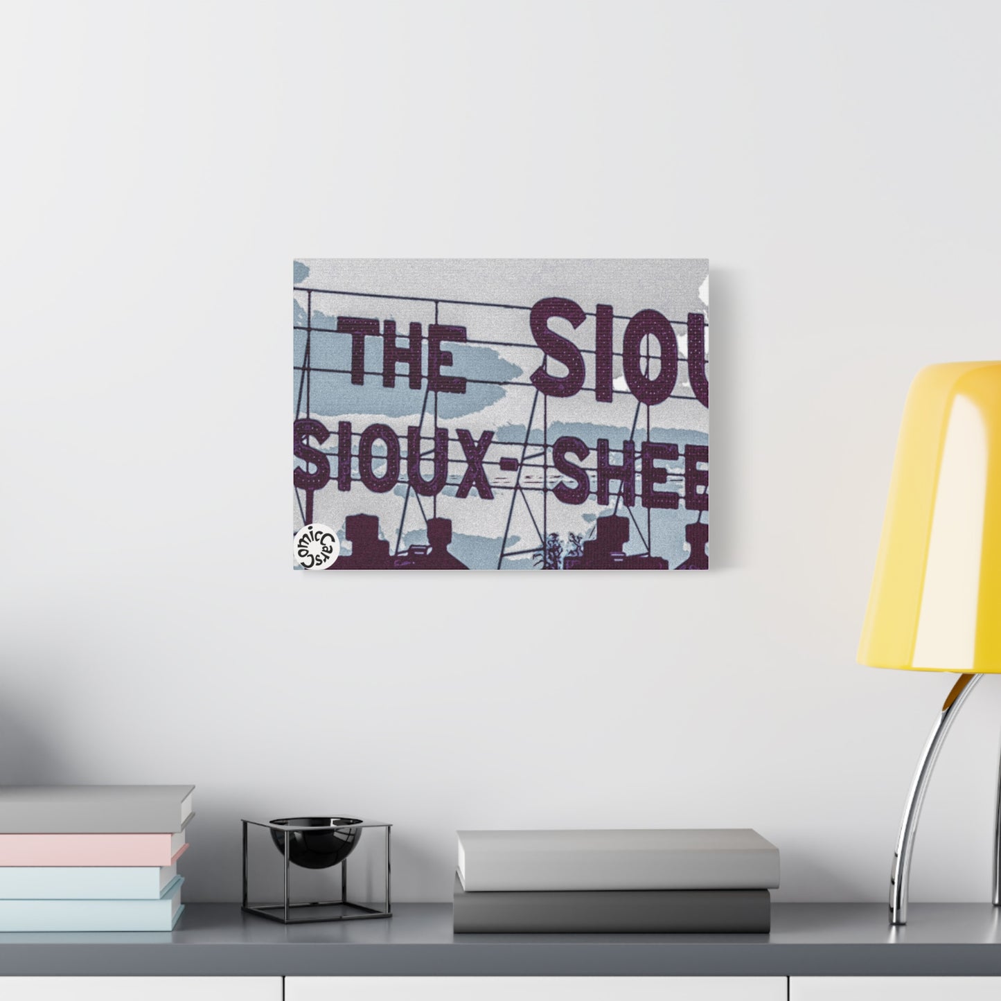 Sioux Falls City Matte Canvas Wall Art Urban Decor