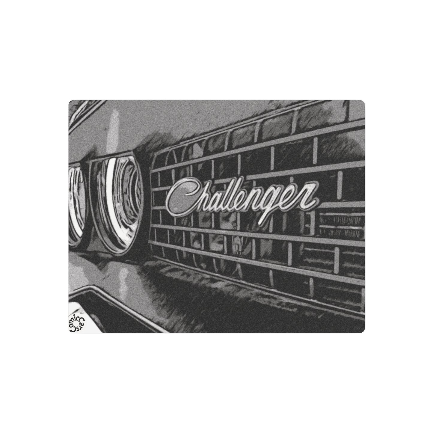 Metal Art Sign Modern Muscle Car Gas Pump Garage Wall Art Black and White Decor