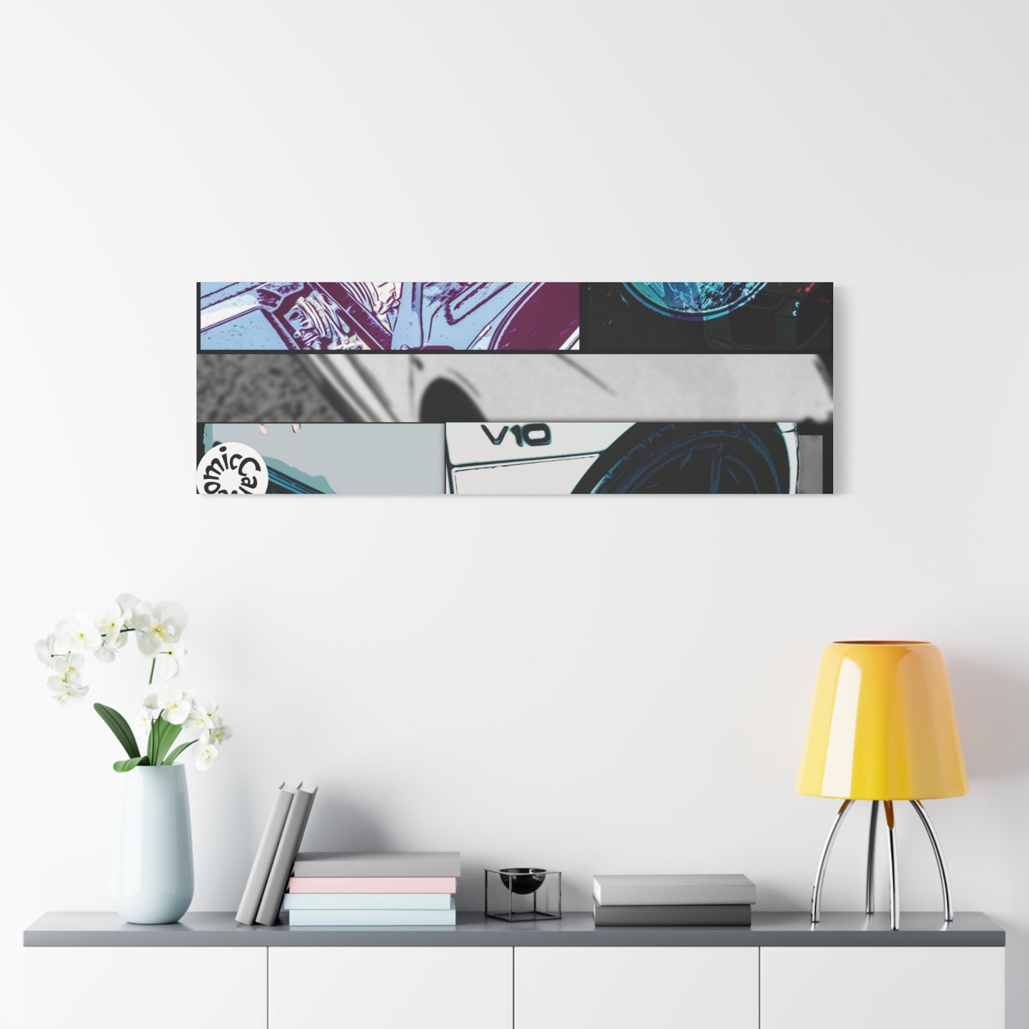Canvas Print of Fast German Sports Car for Automotive Enthusiasts