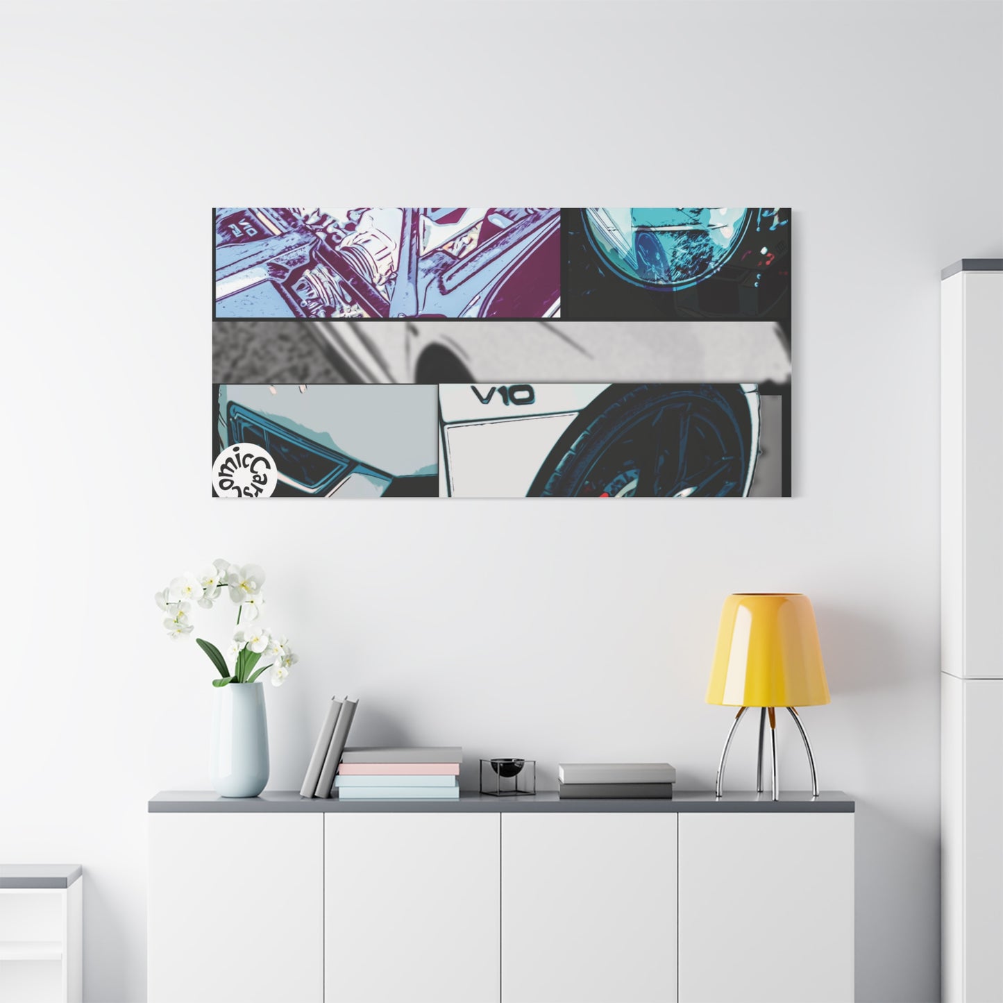 Canvas Print of Fast German Sports Car for Automotive Enthusiasts