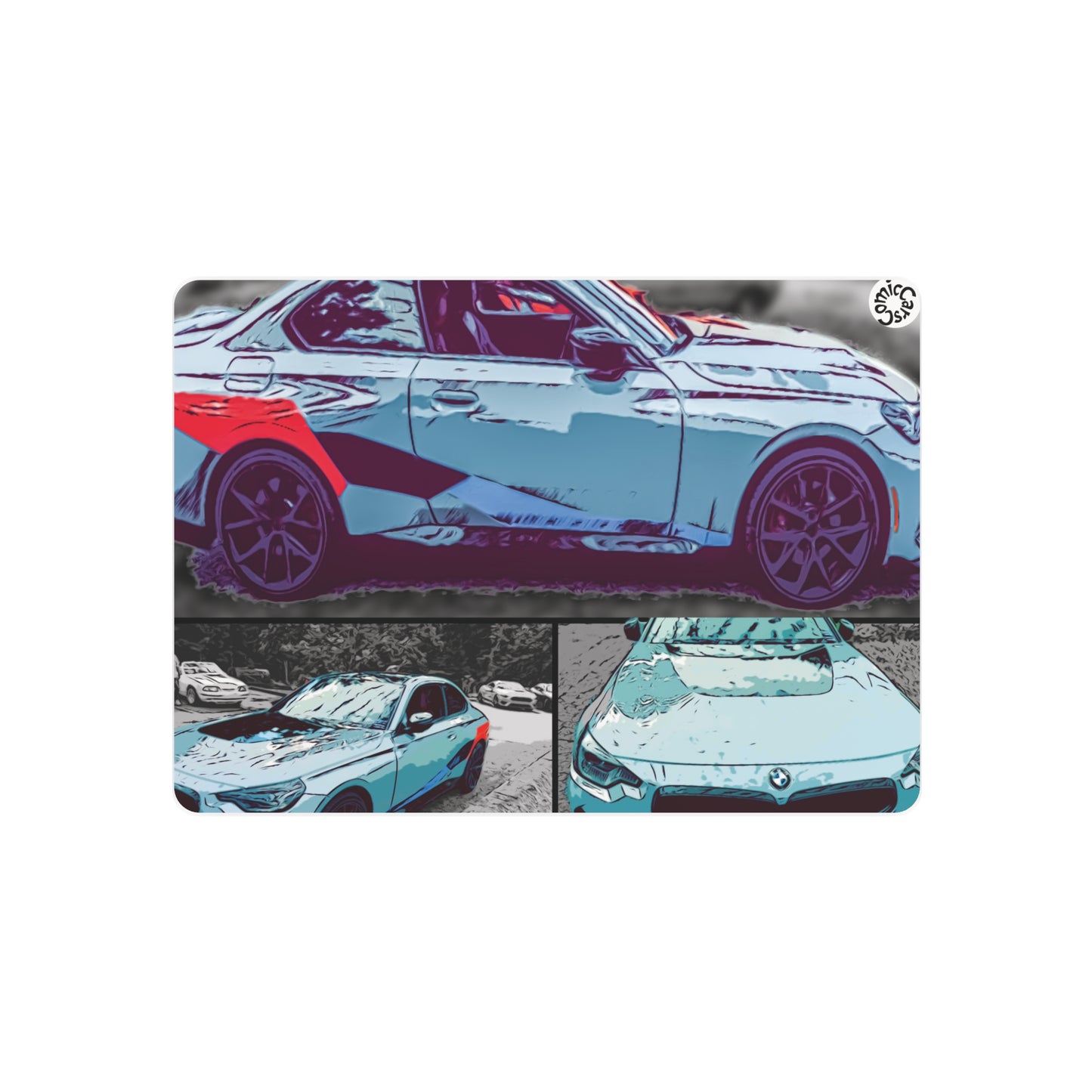 Metal Art Sign German Import Fast Sports Car Design