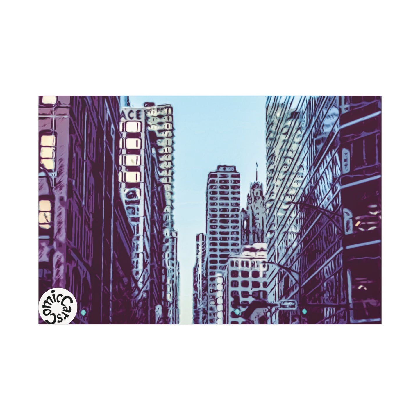 Chi-Town Cruises Matte Canvas Wall Art Urban Decor for Home and Office
