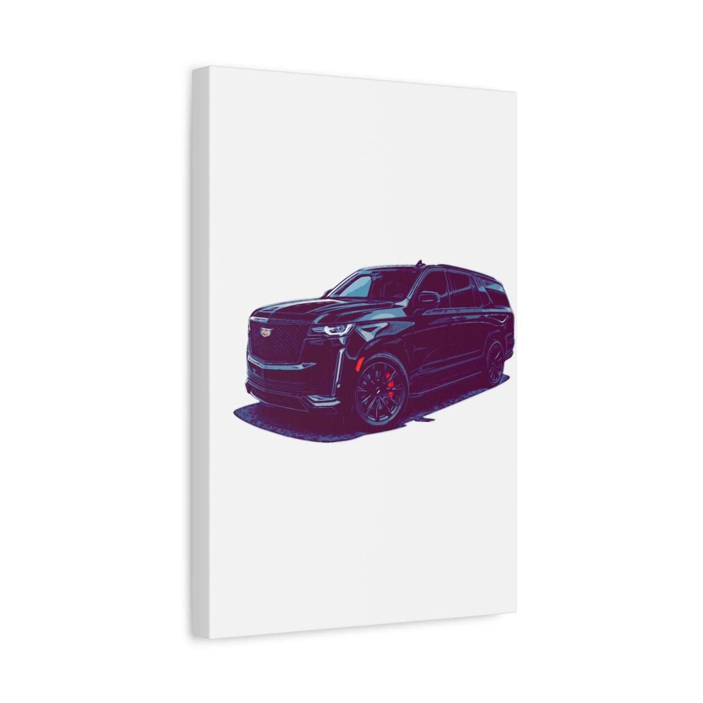 Obsidian Command – Modern Performance SUV Comic Wall Art
