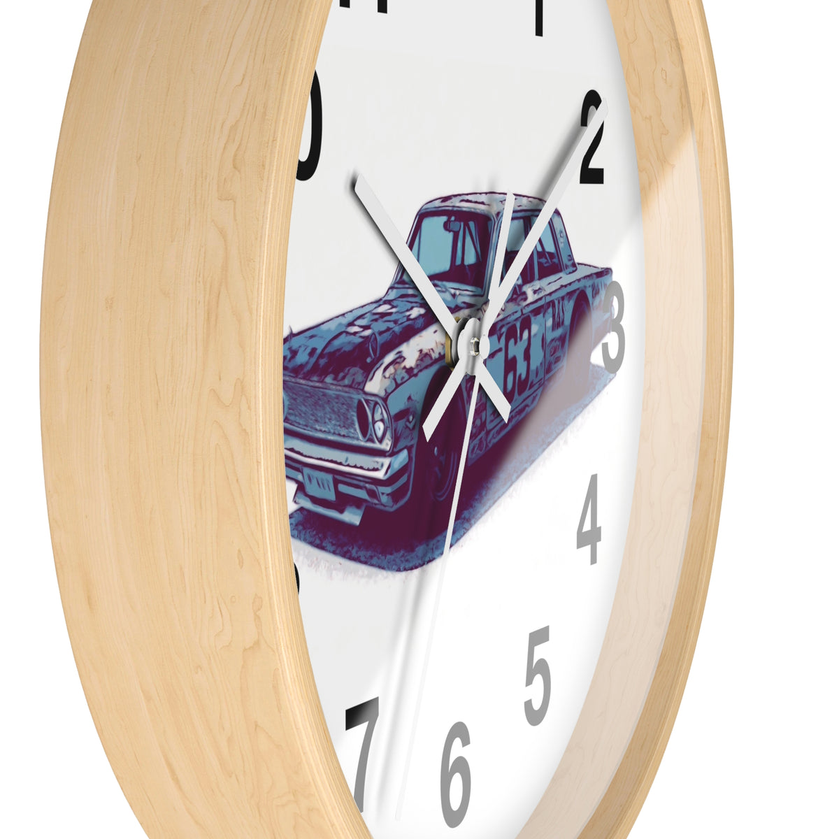 Comic My Ride Wall Clock