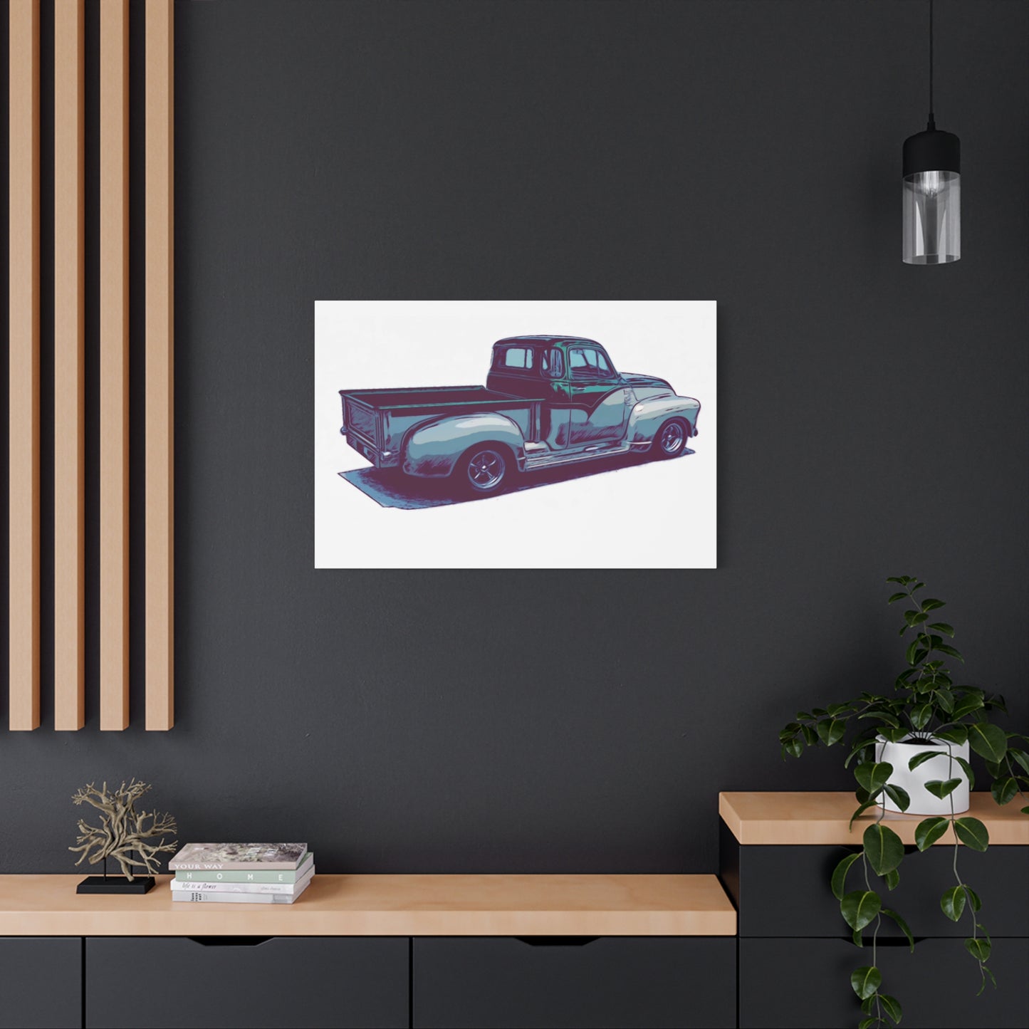 Iron Hauler ’52 – Vintage Pickup Comic Car Wall Art