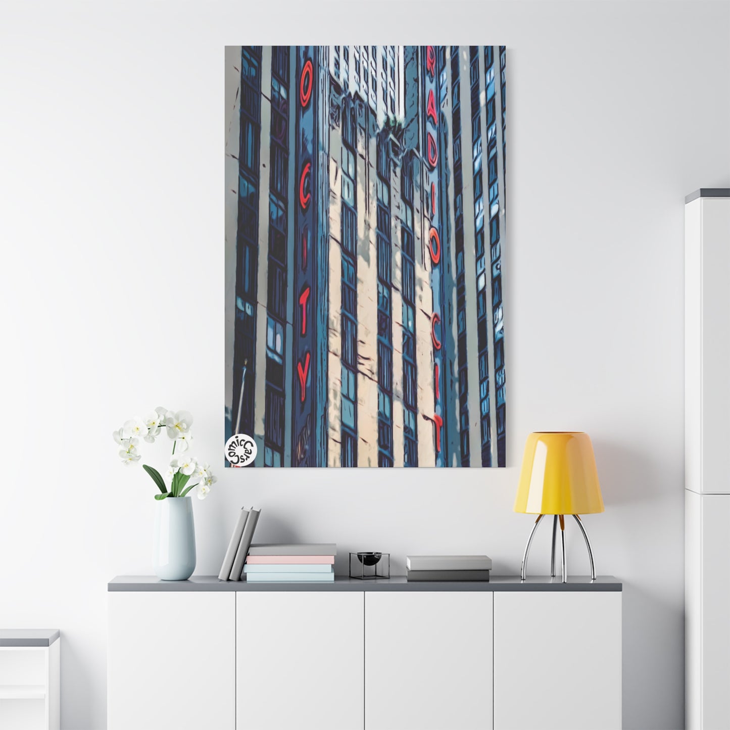 New York City Matte Canvas Wall Art Urban Decor Statement Piece