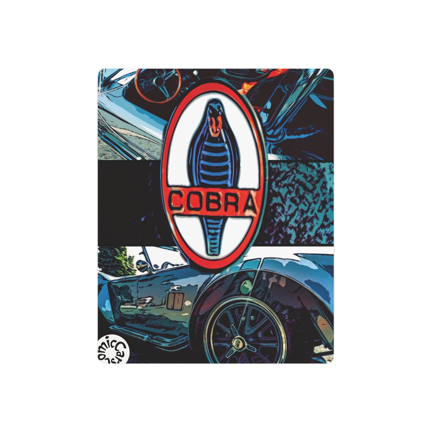 Comic My Ride Metal Art Sign Aluminum Wall Decor with Hanging Hook Multiple Sizes Available