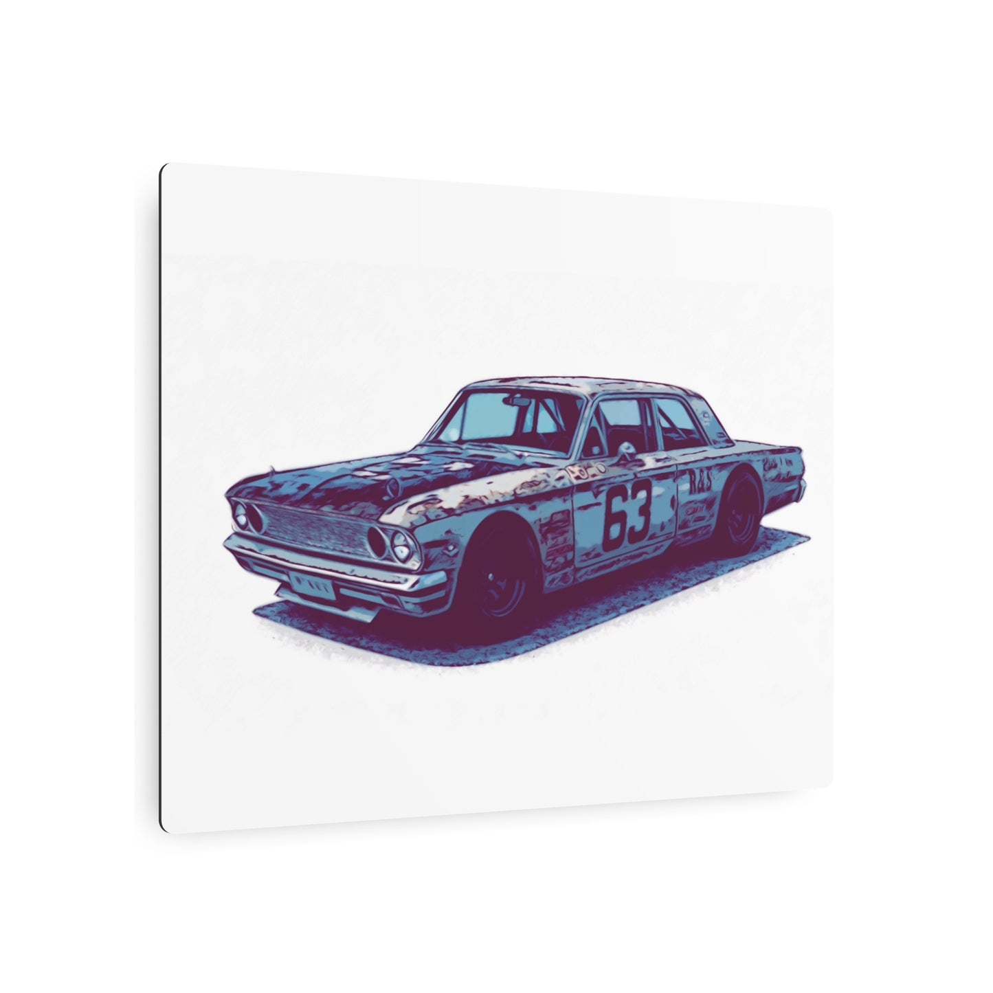 Number 63 Relic Racer – Vintage Stock Car Comic Wall Art