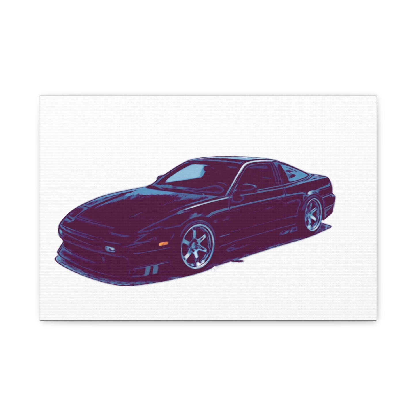 Midnight Drift – JDM Street Coupe Comic Wall Art
