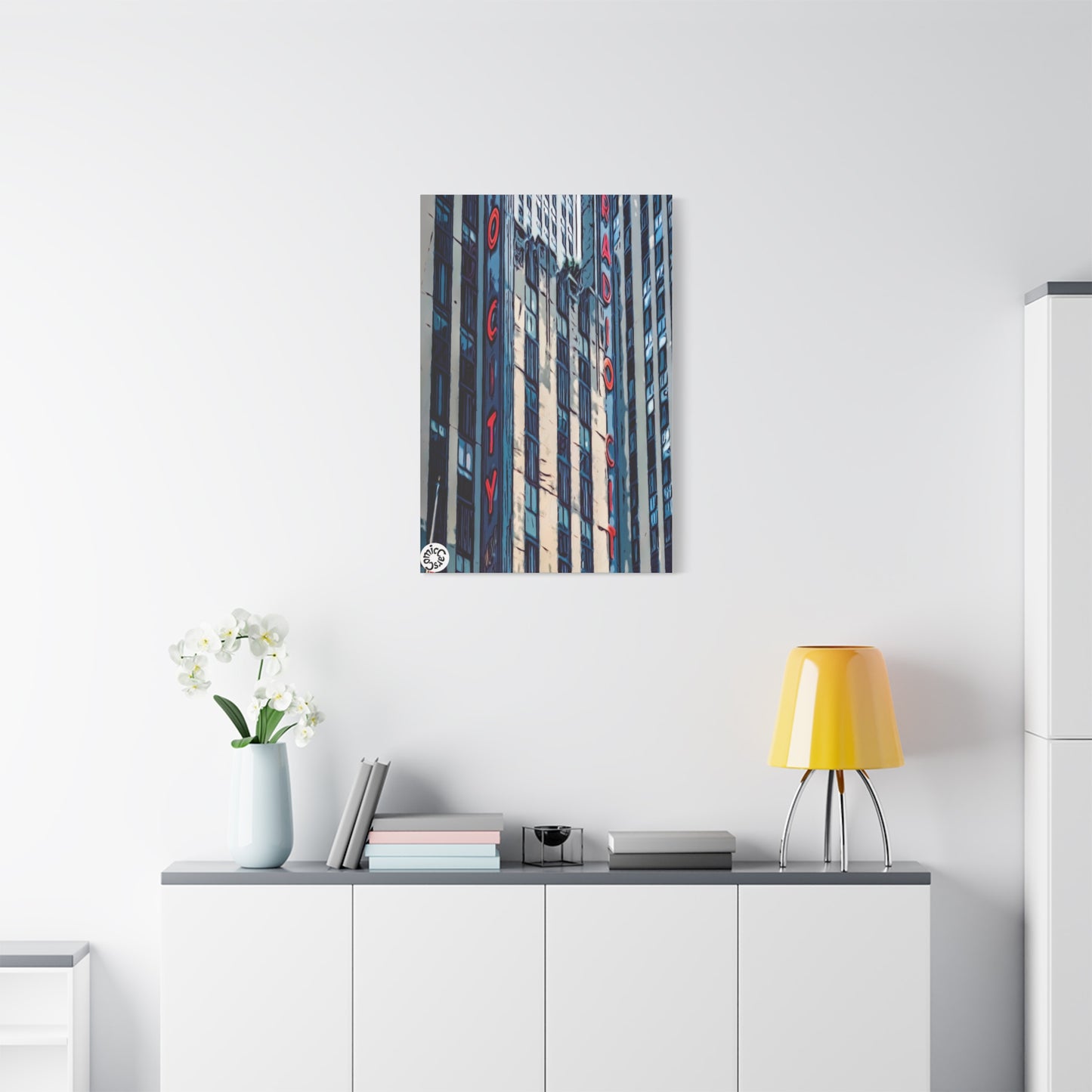 New York City Matte Canvas Wall Art Urban Decor Statement Piece