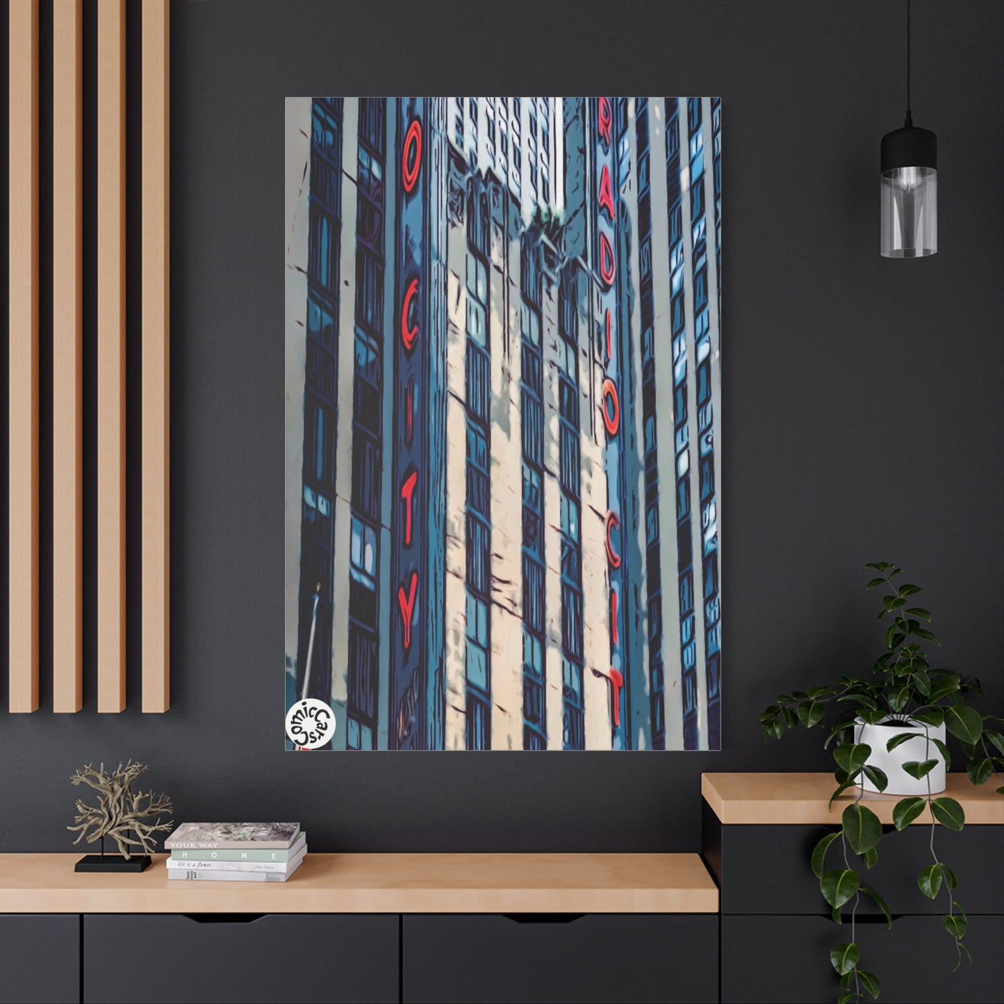 New York City Matte Canvas Wall Art Urban Decor Statement Piece