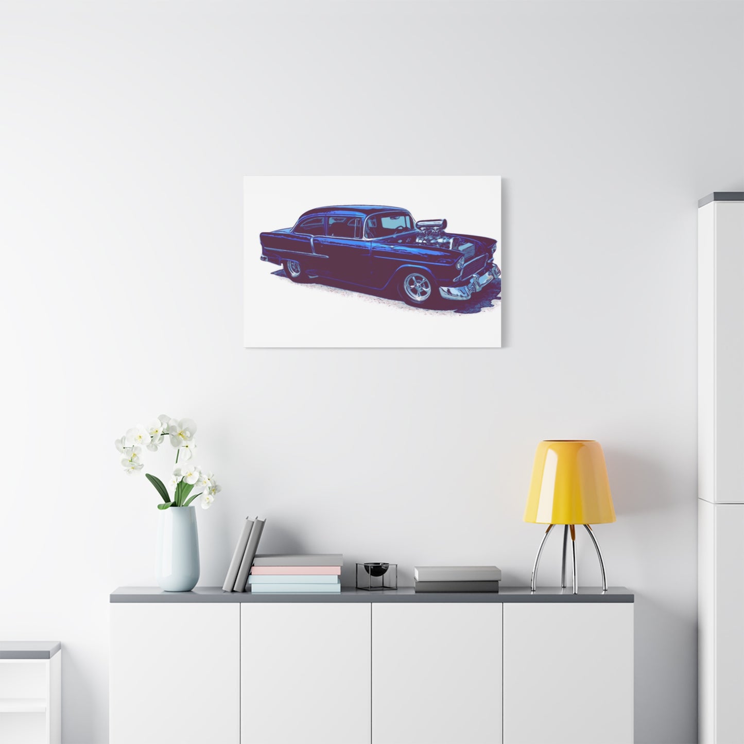 Blown Nostalgia – Supercharged Classic Hot Rod Comic Wall Art