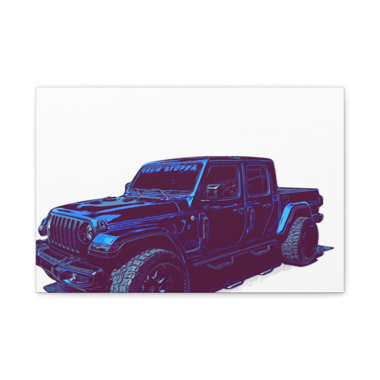Show Stoppa – Lifted Off-Road Truck Comic Wall Art