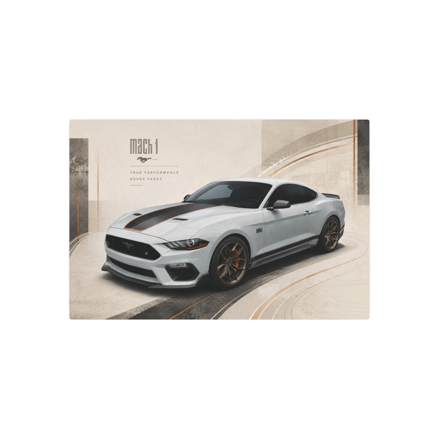 Modern Mustang Wall Art