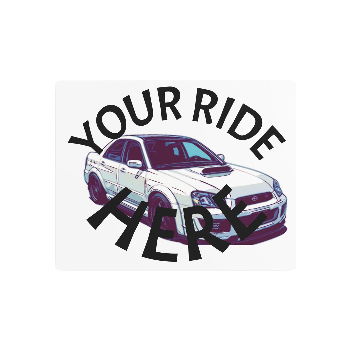 Comic My Ride – Custom Cartoon Car Illustration from Your Vehicle Photo