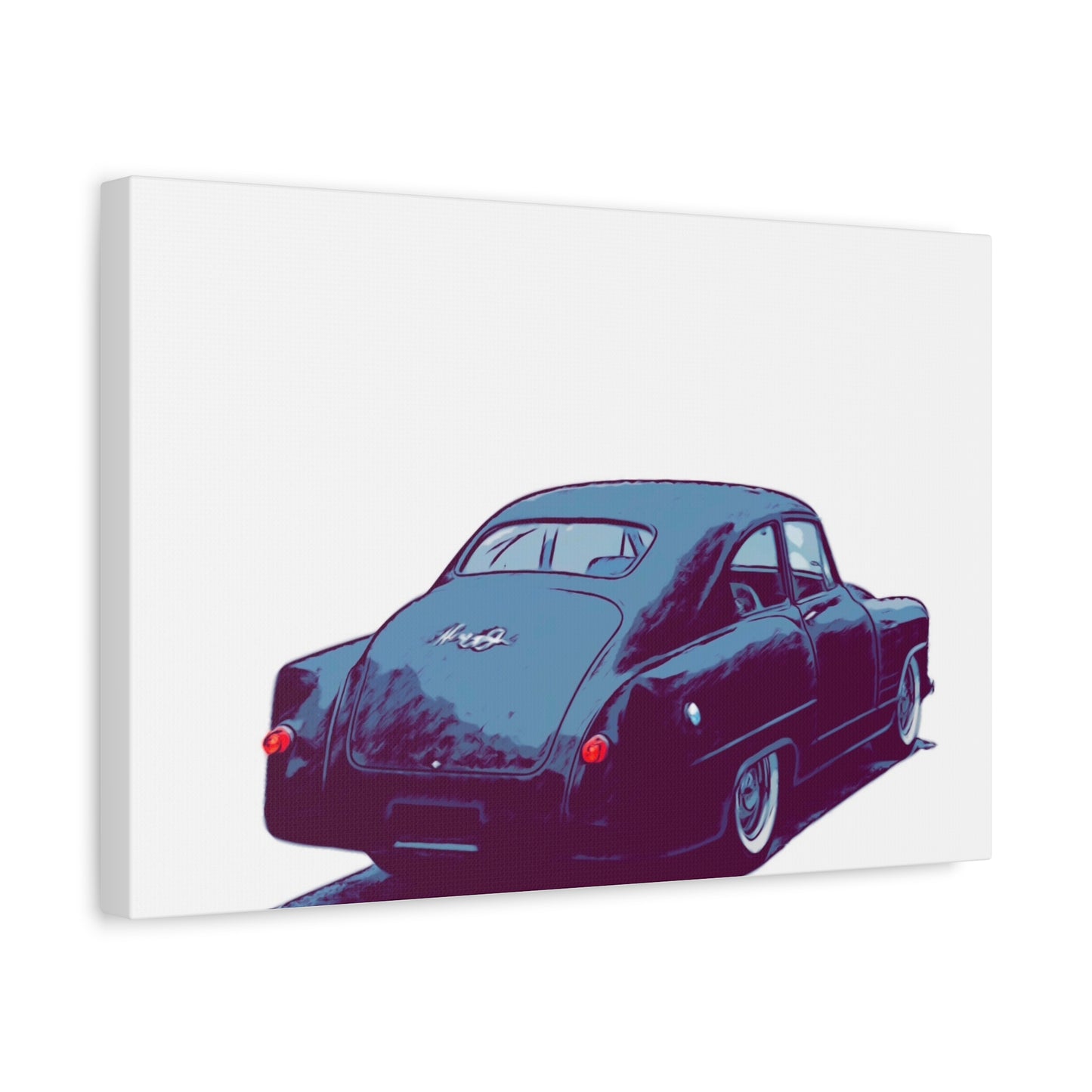 Taildrag Tradition – Vintage Custom Coupe Comic Wall Art