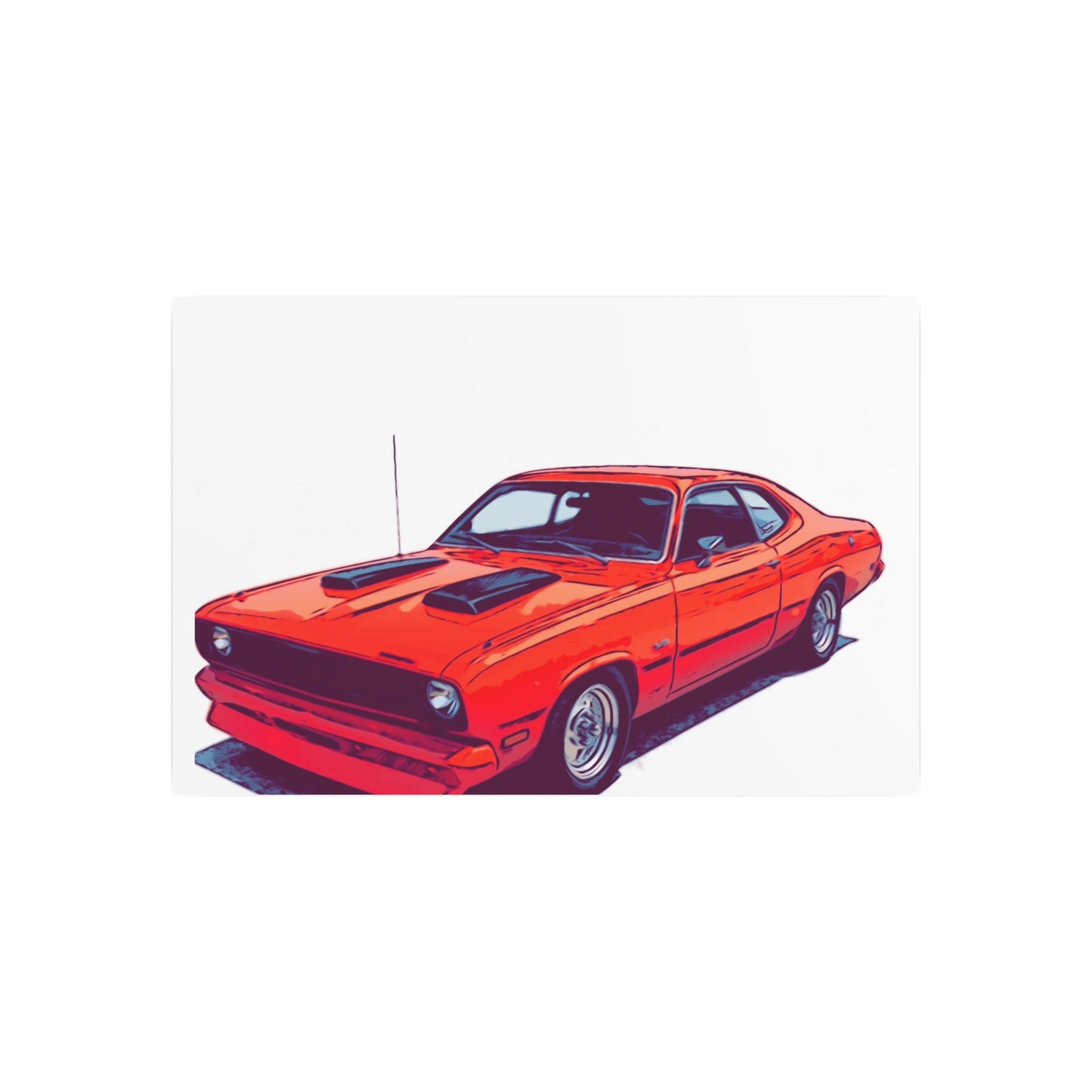 Cinderline Sprint – Classic Street Muscle Comic Car Wall Art
