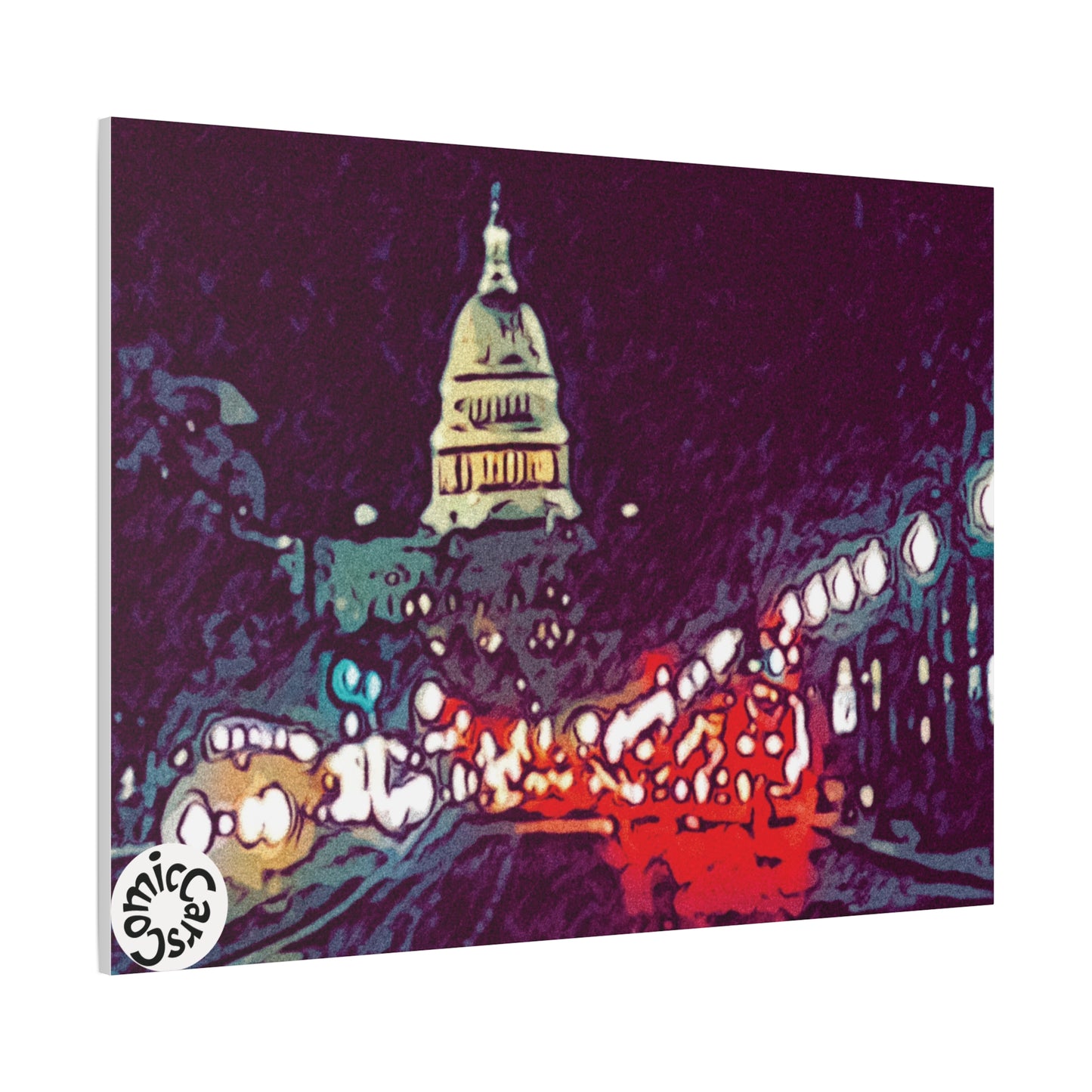 Washington DC Cityscape Matte Canvas Wall Art