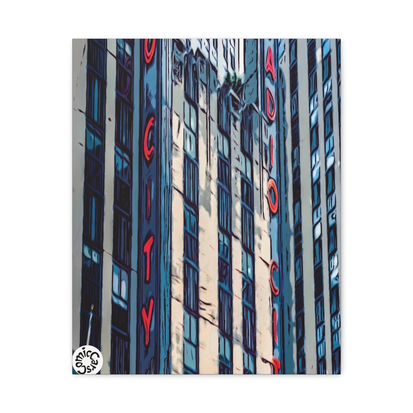 New York City Matte Canvas Wall Art Urban Decor Statement Piece